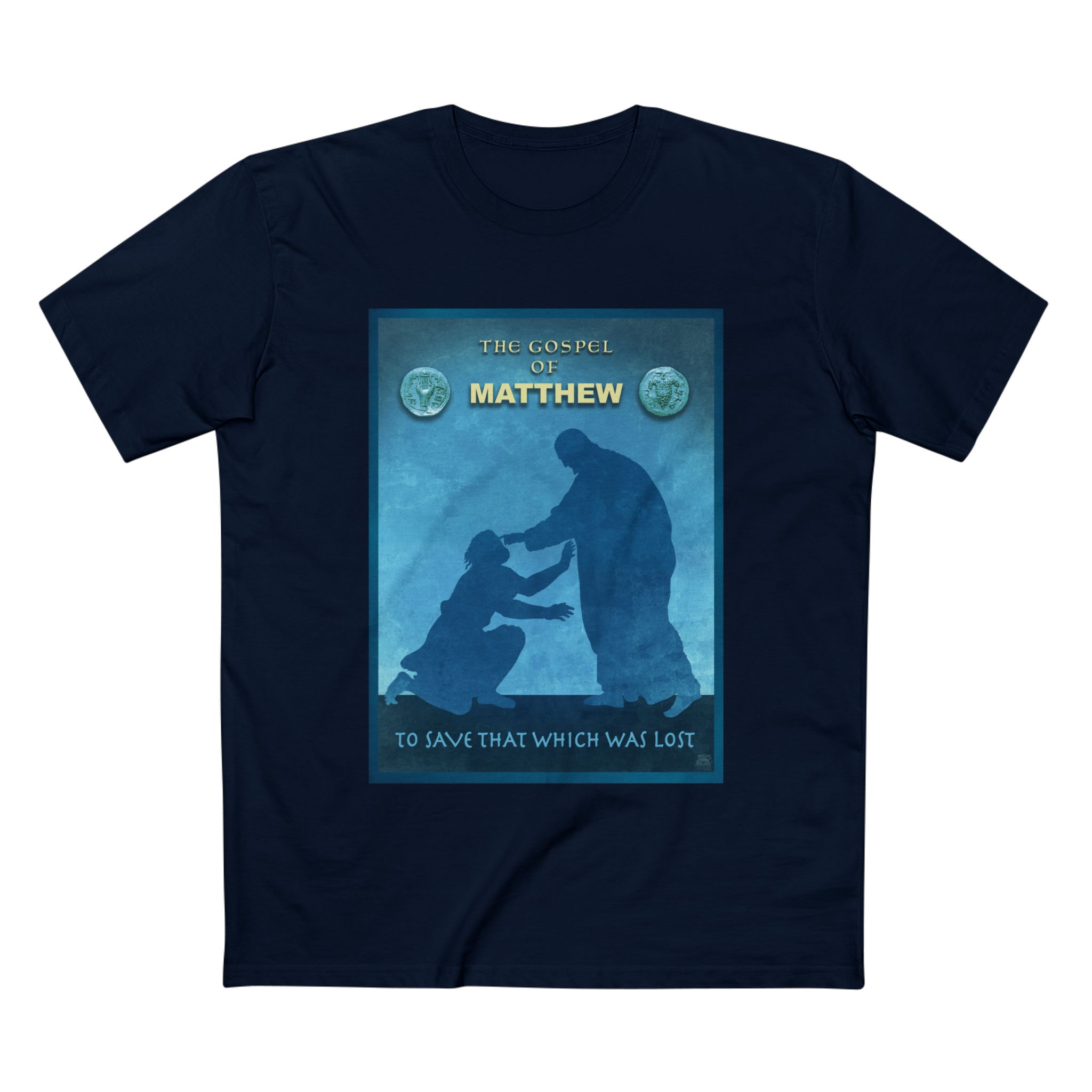 The Gospel of Matthew Christian T-Shirt Halo House The Gospel of Matthew Christian T-Shirt - Image 9