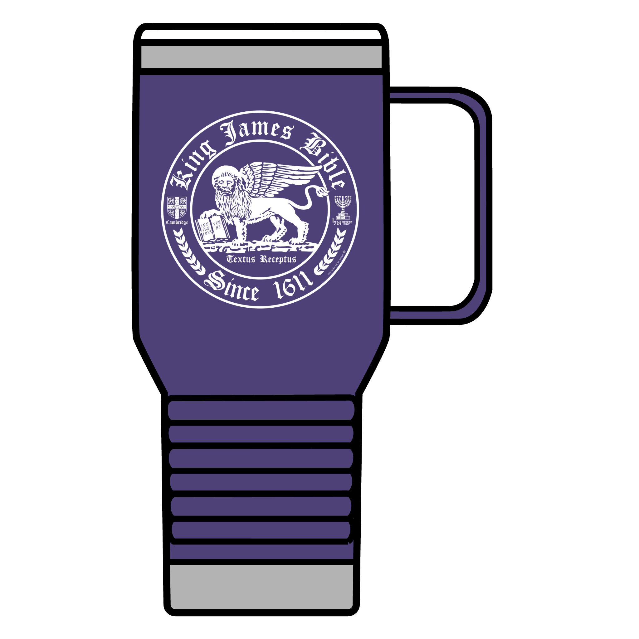 King James Bible White Lion Christian Tumbler 20oz - KJV Tumbler Halo House King James Bible White Lion Christian Tumbler 20oz - KJV Tumbler - Image 19