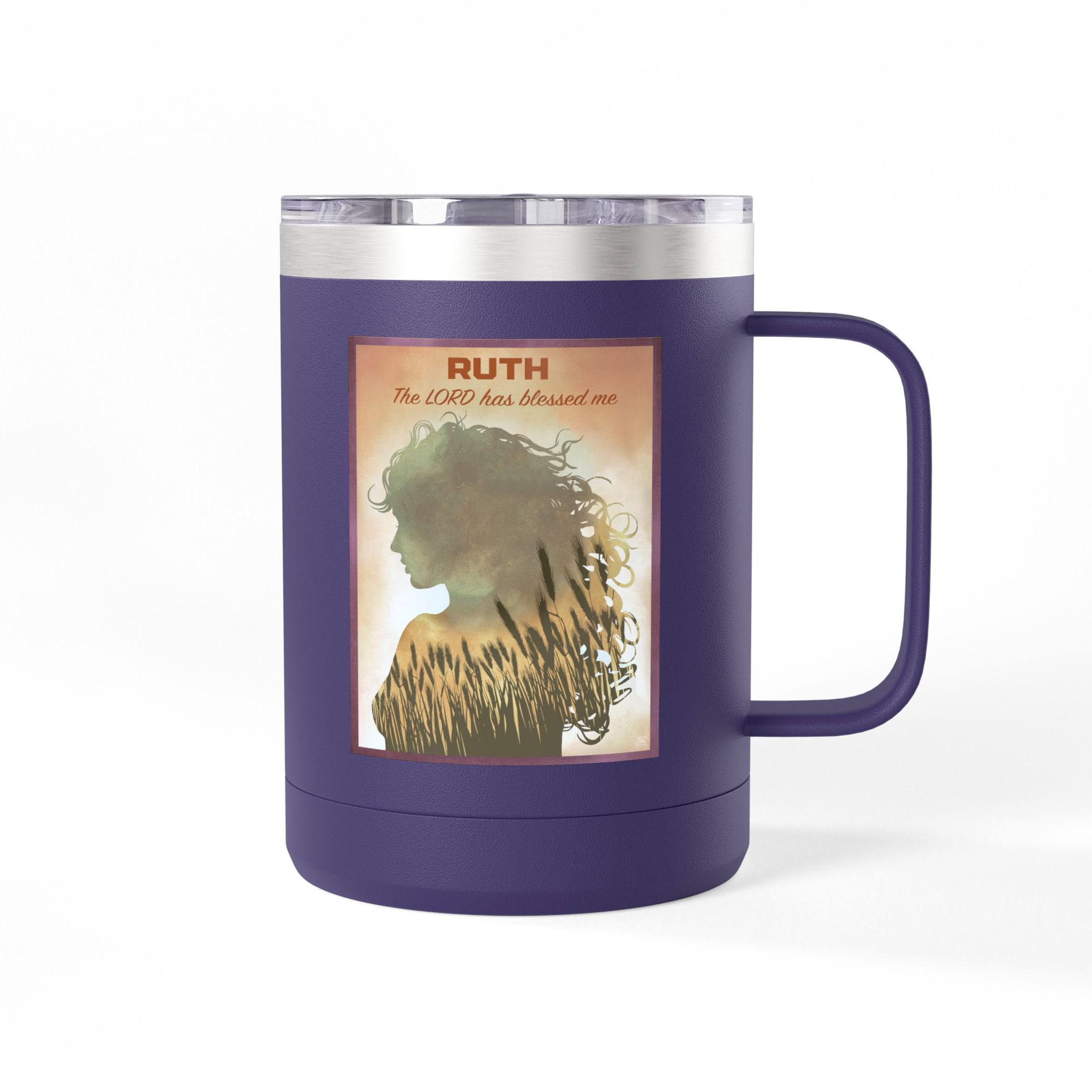 Ruth, The Lord Is My Redeemer Christian Travel Mug - Bible Coffee Mug 15oz 26 Ruth, The Lord Is My Redeemer Christian Travel Mug - Bible Coffee Mug 15oz - Image 26