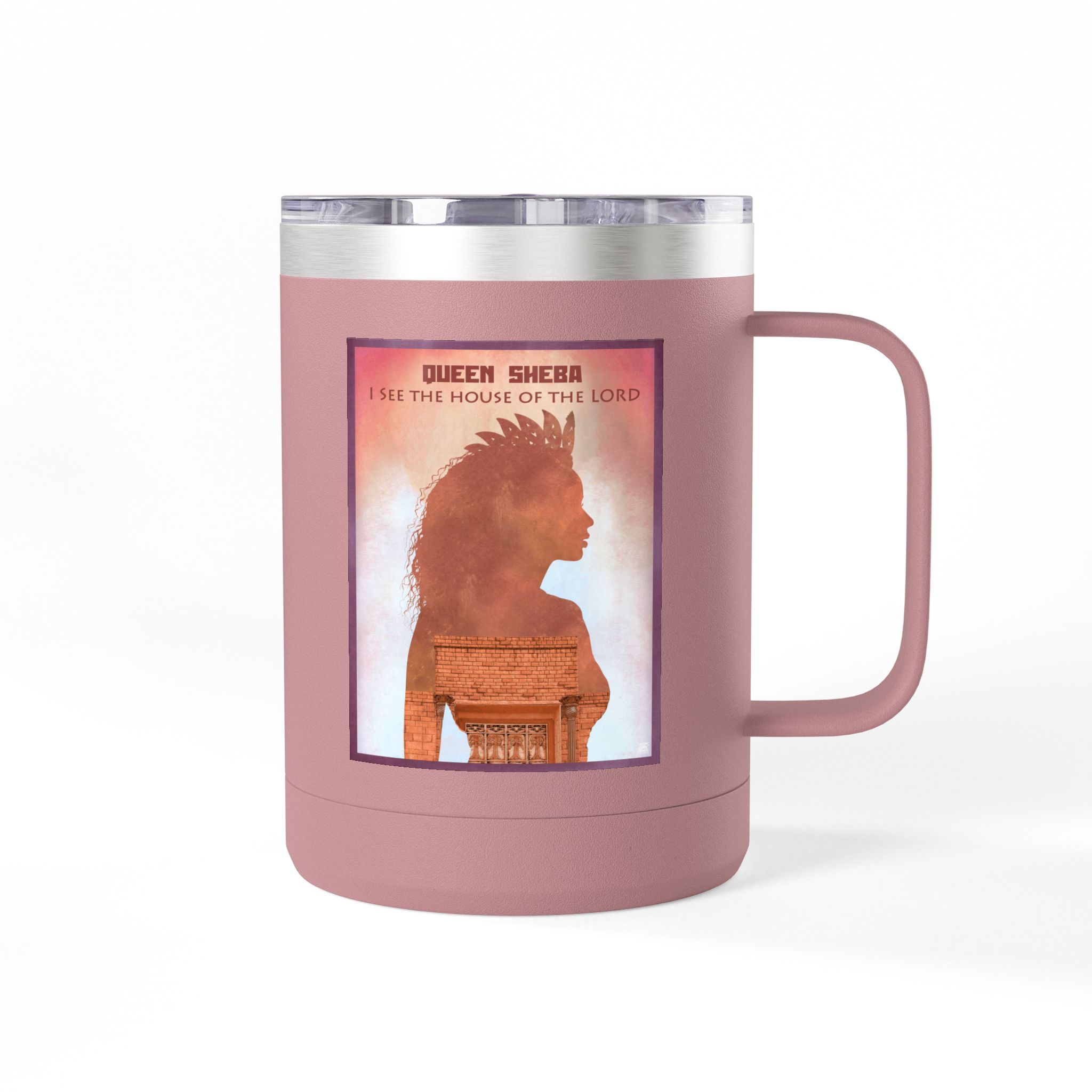 Queen Sheba, I see the House of the Lord Christian Travel Mug - Bible Coffee Mug 15oz 34 Queen Sheba, I see the House of the Lord Christian Travel Mug - Bible Coffee Mug 15oz - Image 34