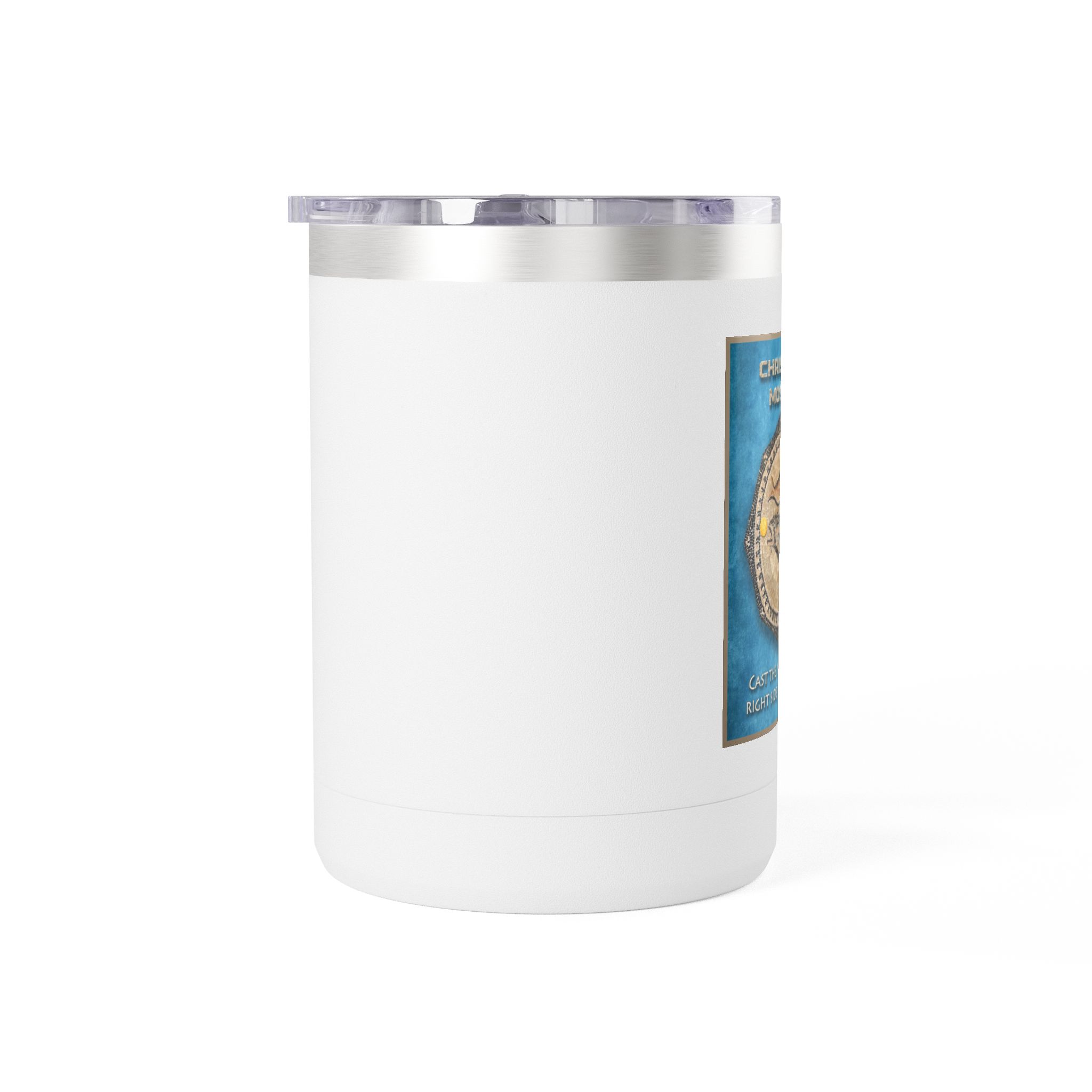 Christian Fish Historic Mosaic Travel Mug - Christian Coffee Mug 15oz 2 Christian Fish Historic Mosaic Travel Mug - Christian Coffee Mug 15oz - Image 2