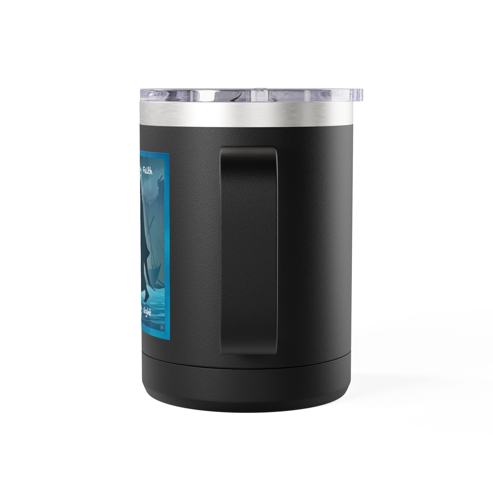 Jesus, Walk by Faith, Not by Sight Christian Travel Mug - Bible Coffee Mug 15oz 7 Jesus, Walk by Faith, Not by Sight Christian Travel Mug - Bible Coffee Mug 15oz - Image 7