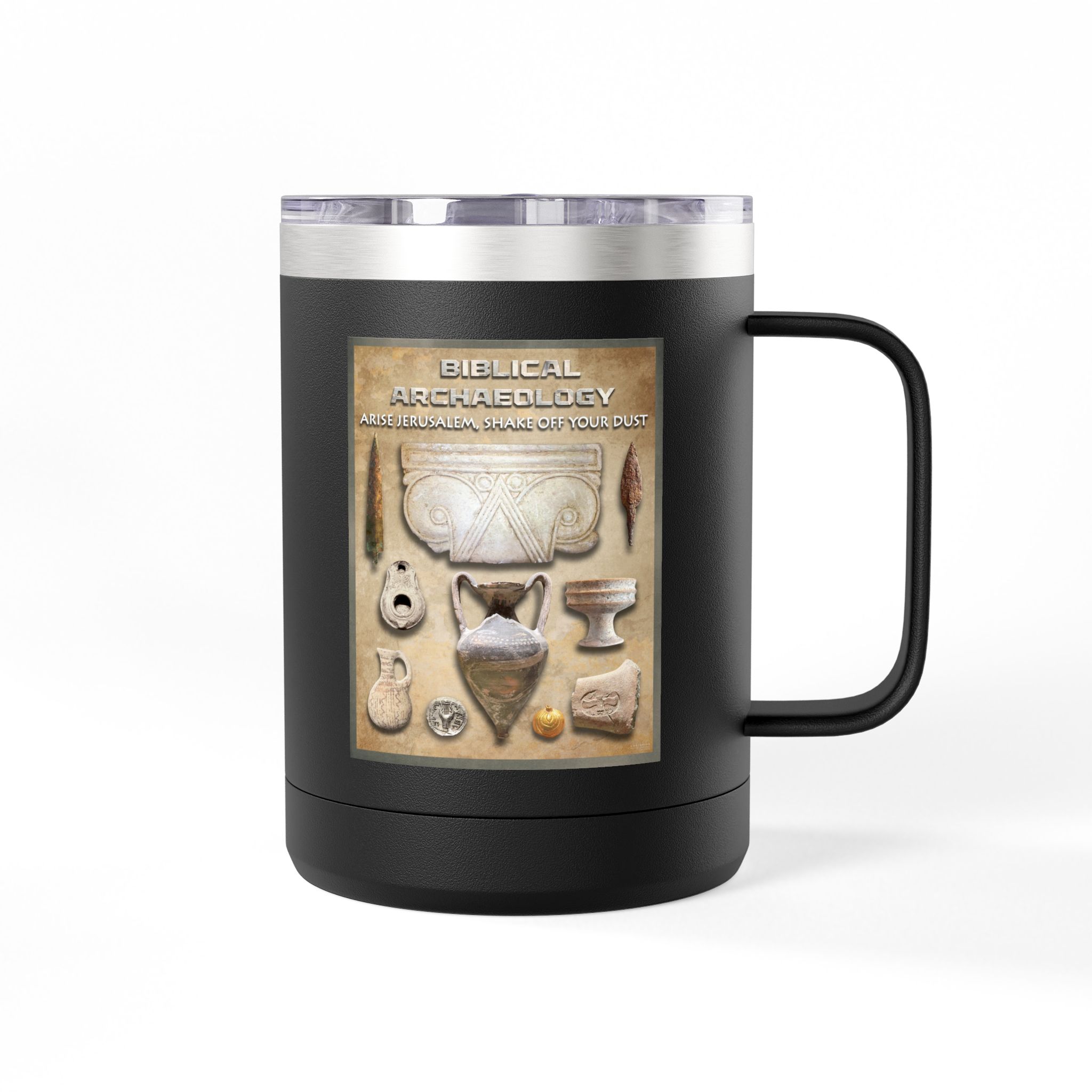 Biblical Archaeology Christian Travel Mug - Bible Coffee Mug 15oz 10 Biblical Archaeology Christian Travel Mug - Bible Coffee Mug 15oz - Image 10