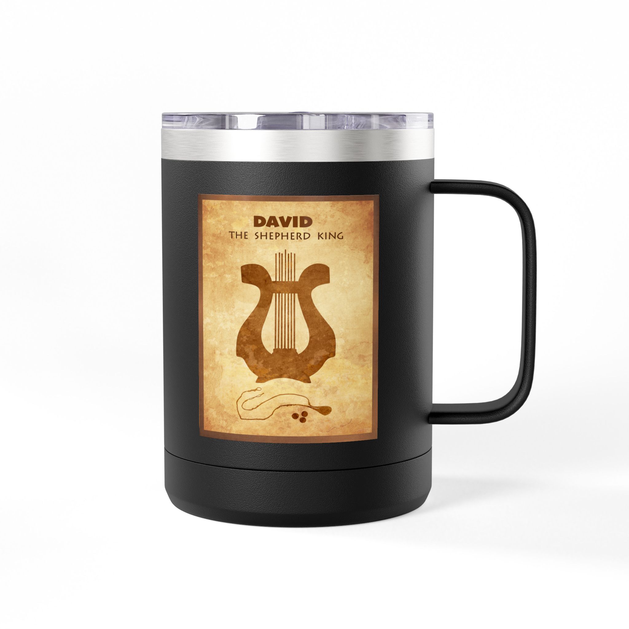 David, the Shepherd King Christian Travel Mug - Bible Coffee Mug 15oz 14 David, the Shepherd King Christian Travel Mug - Bible Coffee Mug 15oz - Image 14