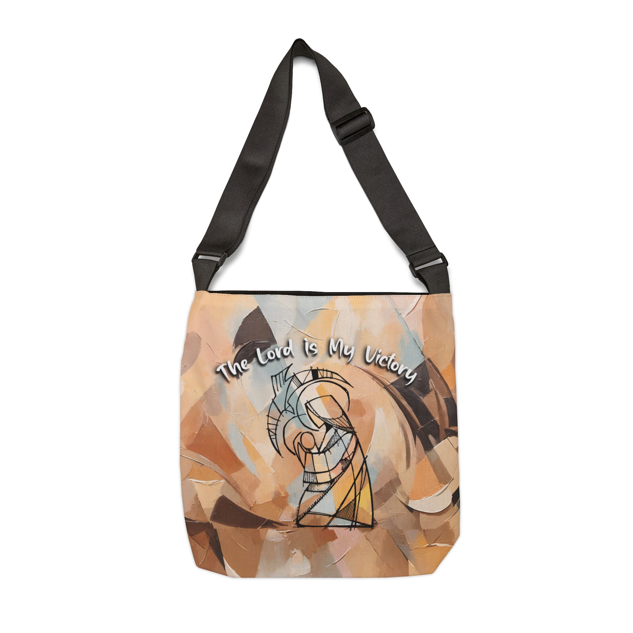 The Lord is My Victory - Adjustable Tote Bag 2 The Lord is My Victory - Adjustable Tote Bag - Image 2