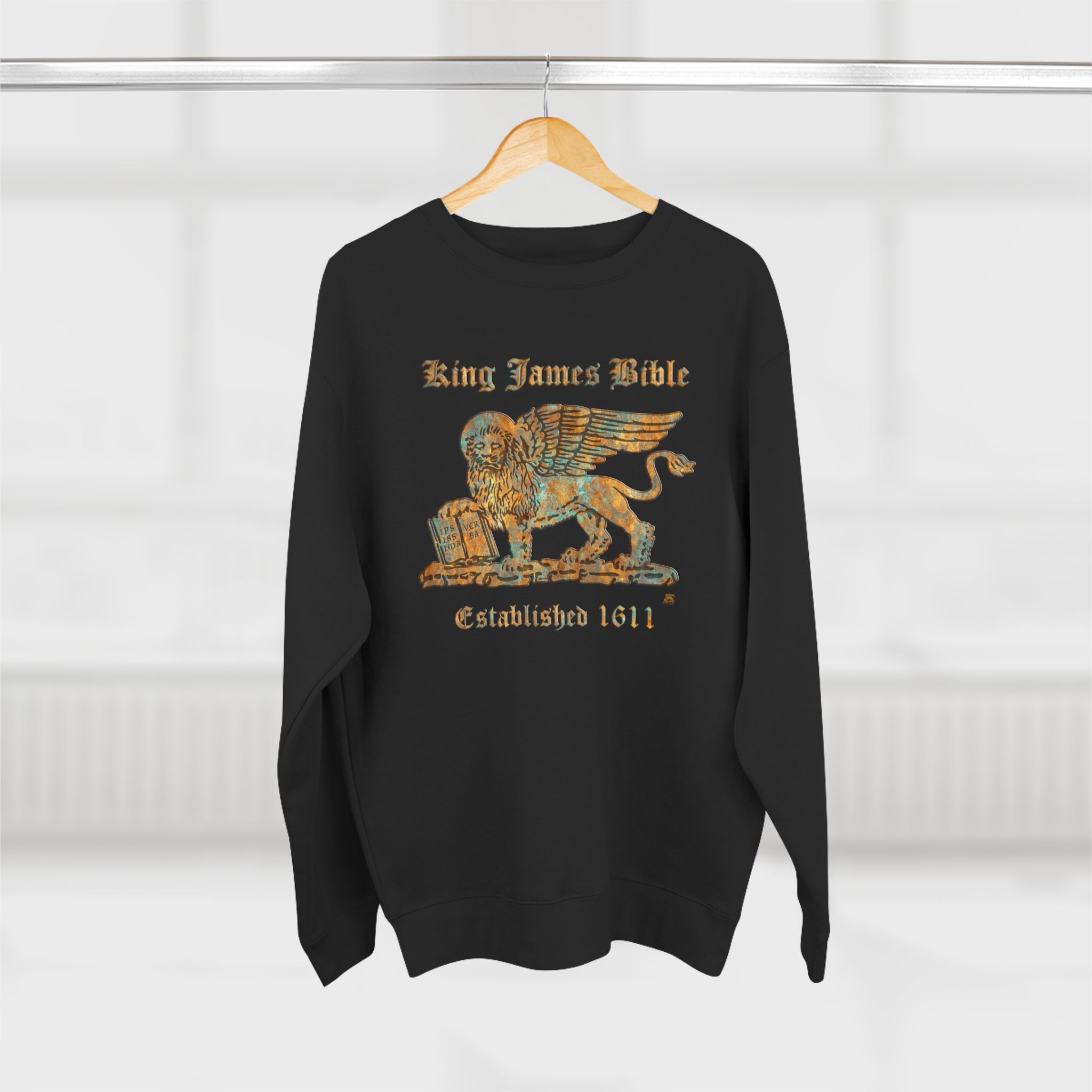 KJV Gold Lion Logo : Sweatshirt 8 KJV Gold Lion Logo : Sweatshirt - Image 8