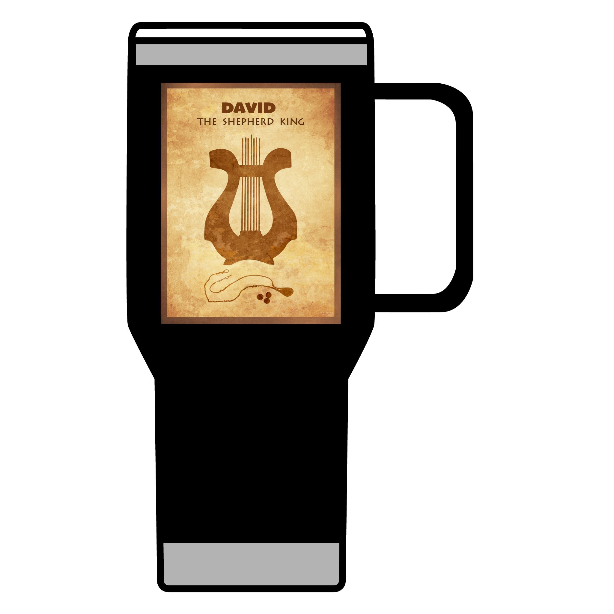 David the Shepherd King: Inspirational Insulated Tumbler 20oz 5 David the Shepherd King: Inspirational Insulated Tumbler 20oz - Image 5