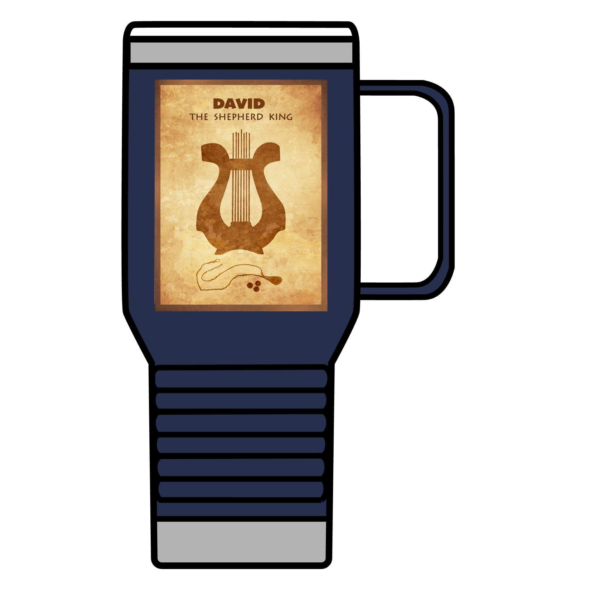 David the Shepherd King: Inspirational Insulated Tumbler 20oz 9 David the Shepherd King: Inspirational Insulated Tumbler 20oz - Image 9