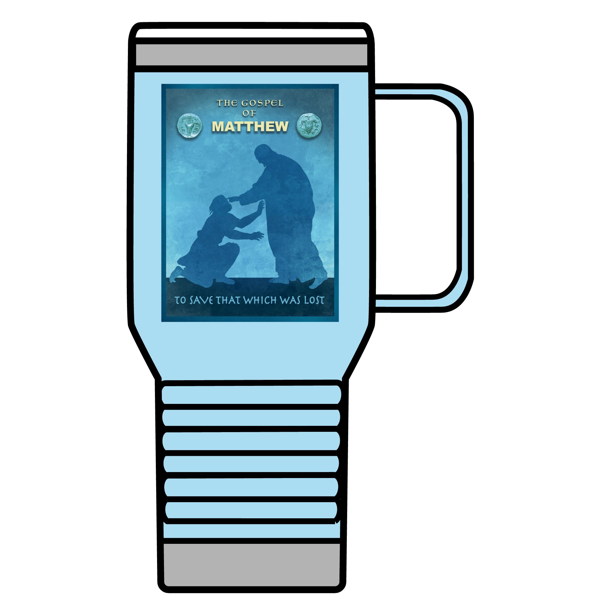 Gospel of Matthew: Inspirational Insulated Tumbler 20oz 5 Gospel of Matthew: Inspirational Insulated Tumbler 20oz - Image 5