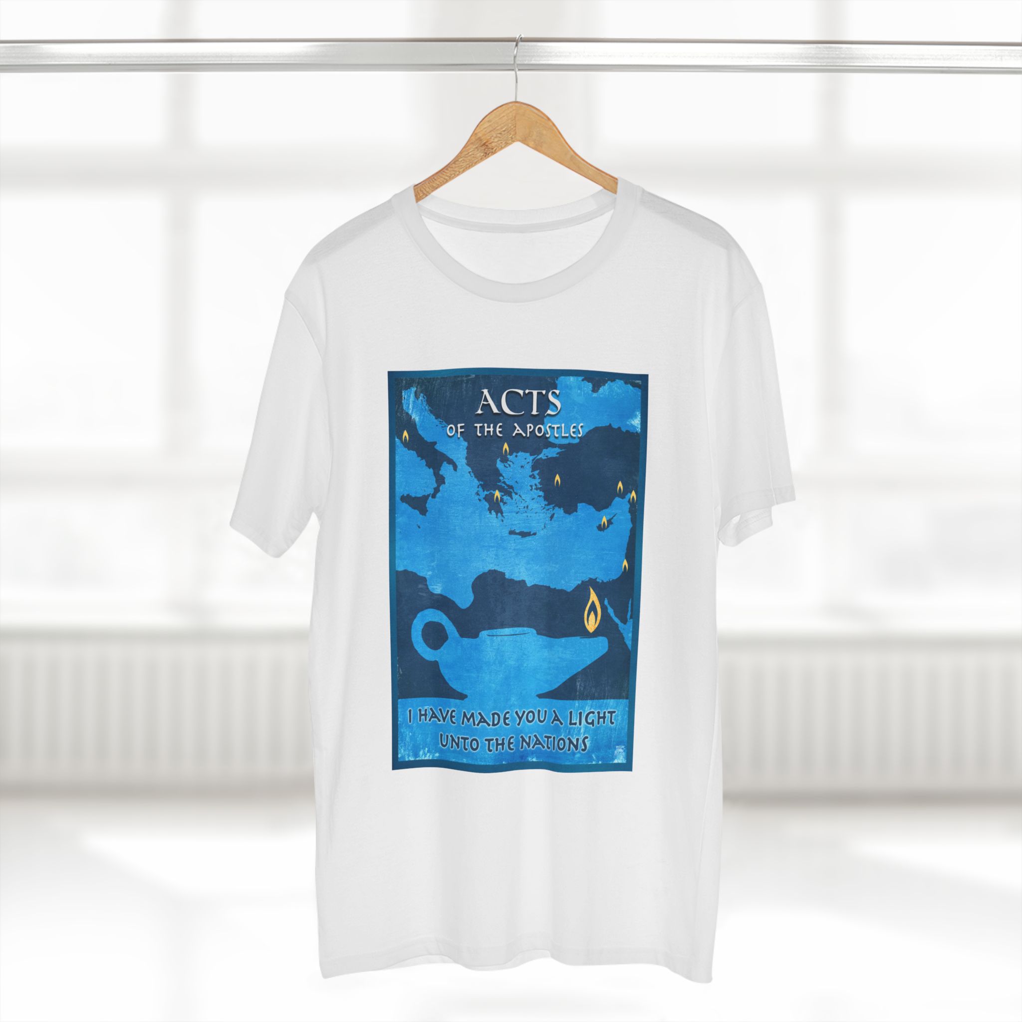 Acts of the Apostles Christian T-Shirt Halo House Acts of the Apostles Christian T-Shirt - Image 2