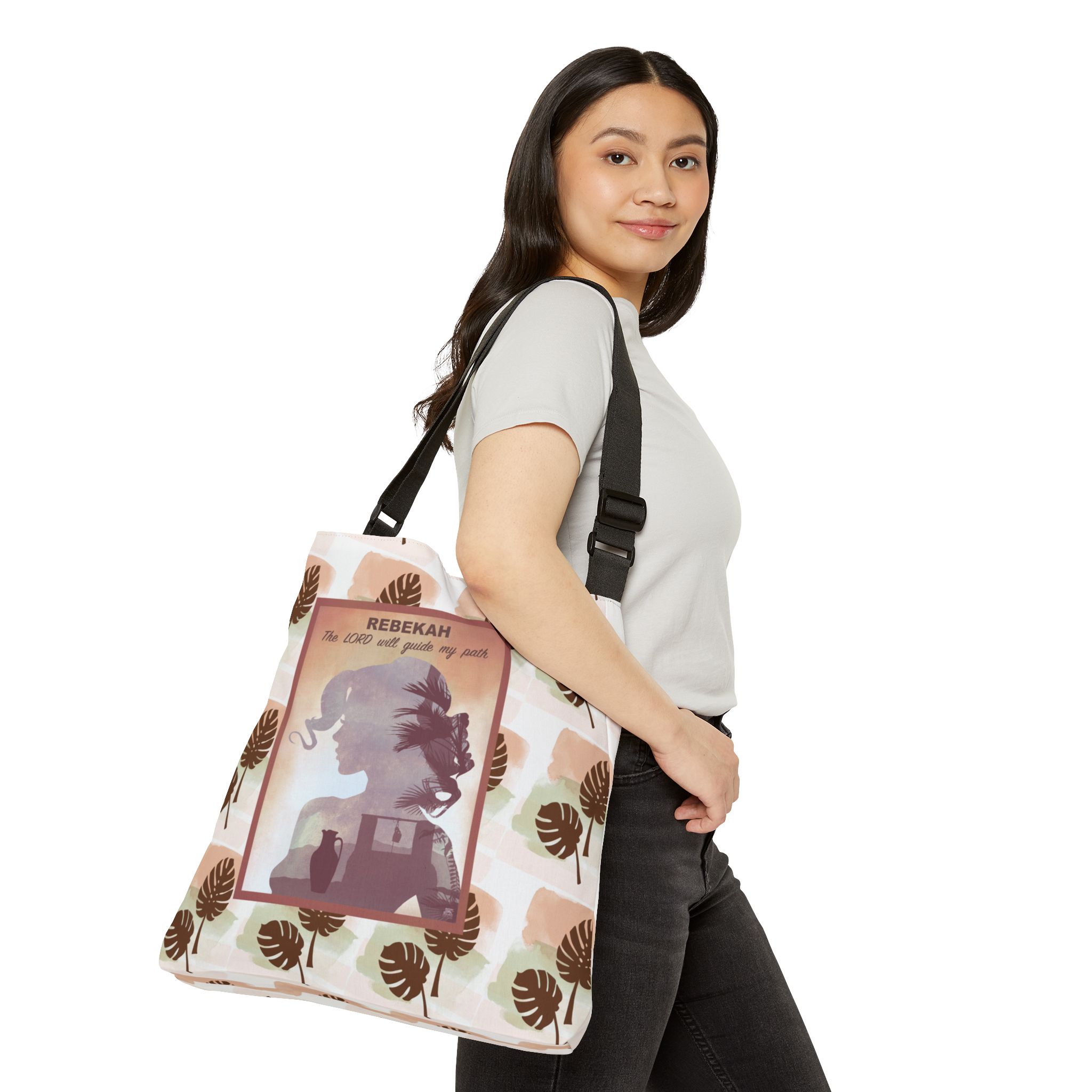 Rebekah, Destiny at the Well - Adjustable Tote Bag 4 Rebekah, Destiny at the Well - Adjustable Tote Bag - Image 4
