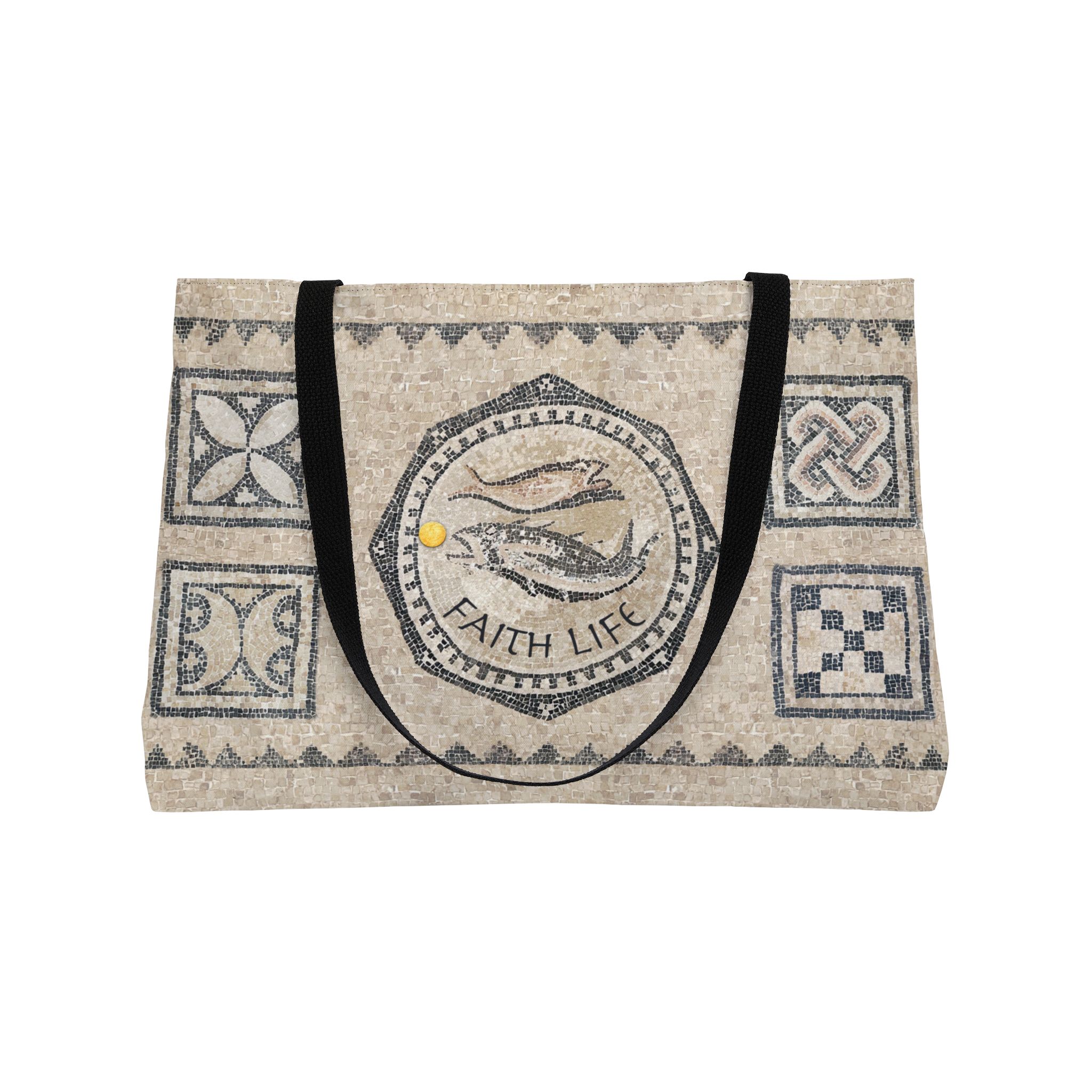 Christian Fish Mosaic - Vacation Weekender Tote Bag 3 Christian Fish Mosaic - Vacation Weekender Tote Bag - Image 3