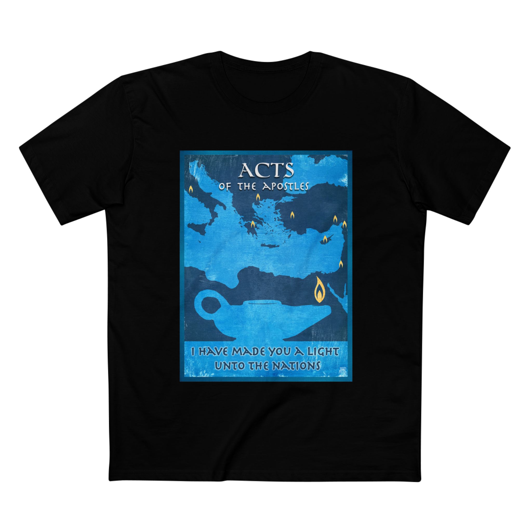 Acts of the Apostles Christian T-Shirt Halo House Acts of the Apostles Christian T-Shirt - Image 3