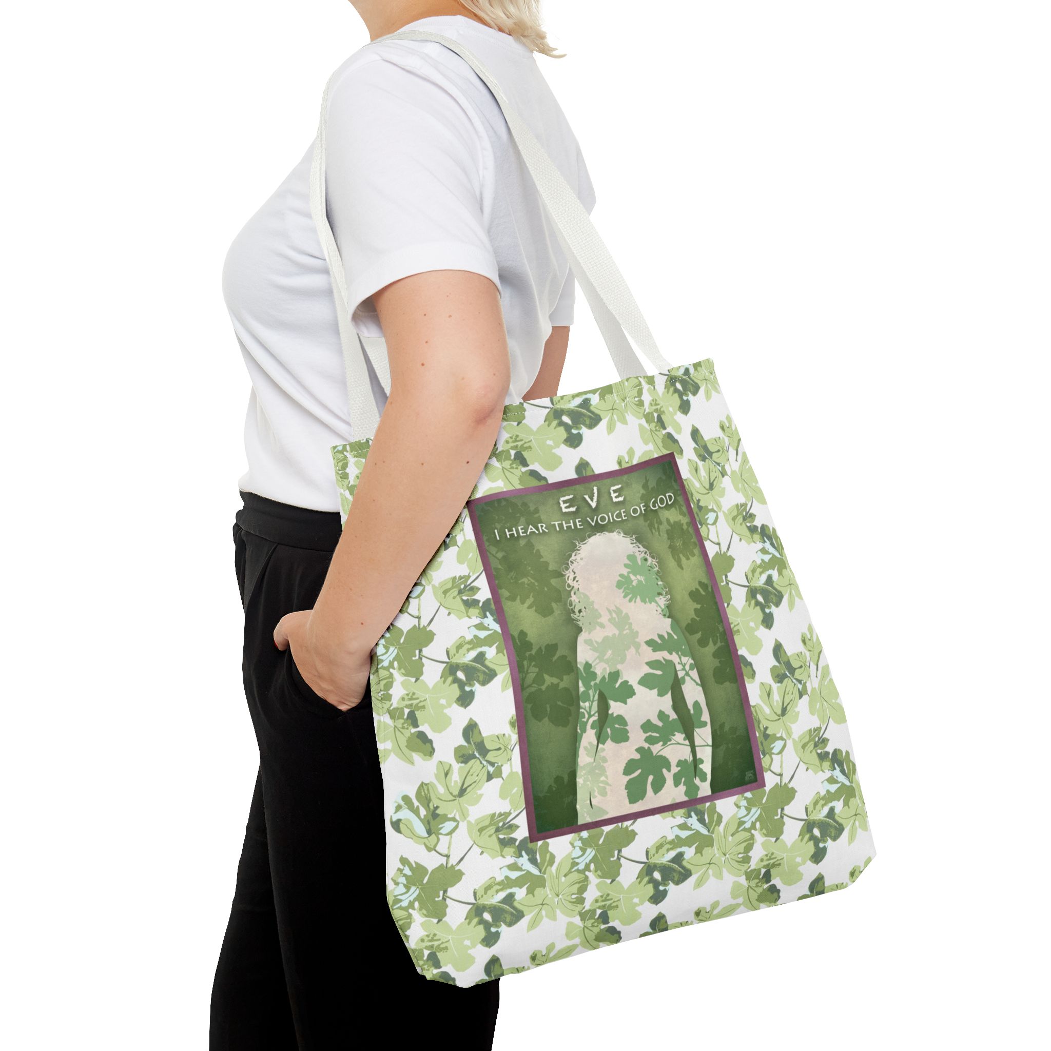 Eve, Garden of Eden Christian Tote Bag - Inspirational Biblical Faith Tote Bag 7 Eve, Garden of Eden Christian Tote Bag - Inspirational Biblical Faith Tote Bag - Image 7