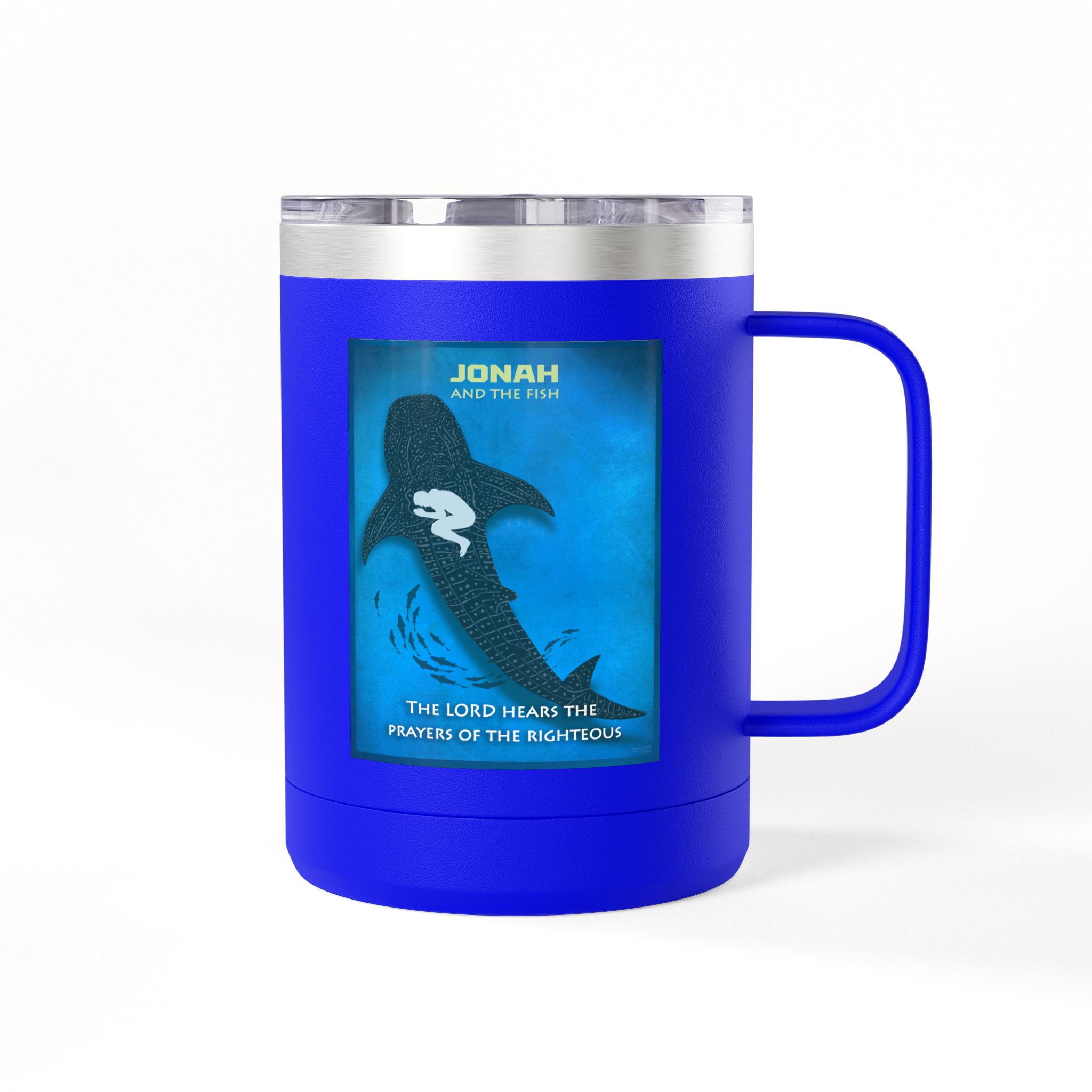 Jonah, and the Fish Christian Travel Mug - Bible Coffee Mug 15oz 14 Jonah, and the Fish Christian Travel Mug - Bible Coffee Mug 15oz - Image 14