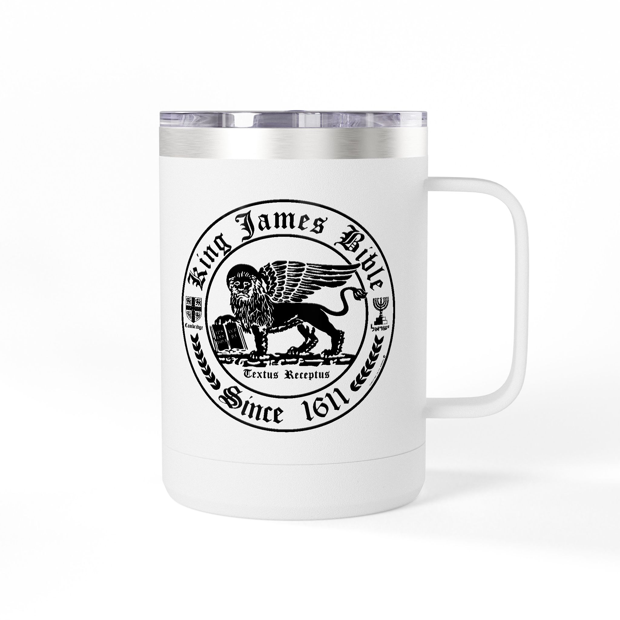 King James Bible Black Lion Logo - KJV Coffee Mug 15oz 1 King James Bible Black Lion Logo - KJV Coffee Mug 15oz