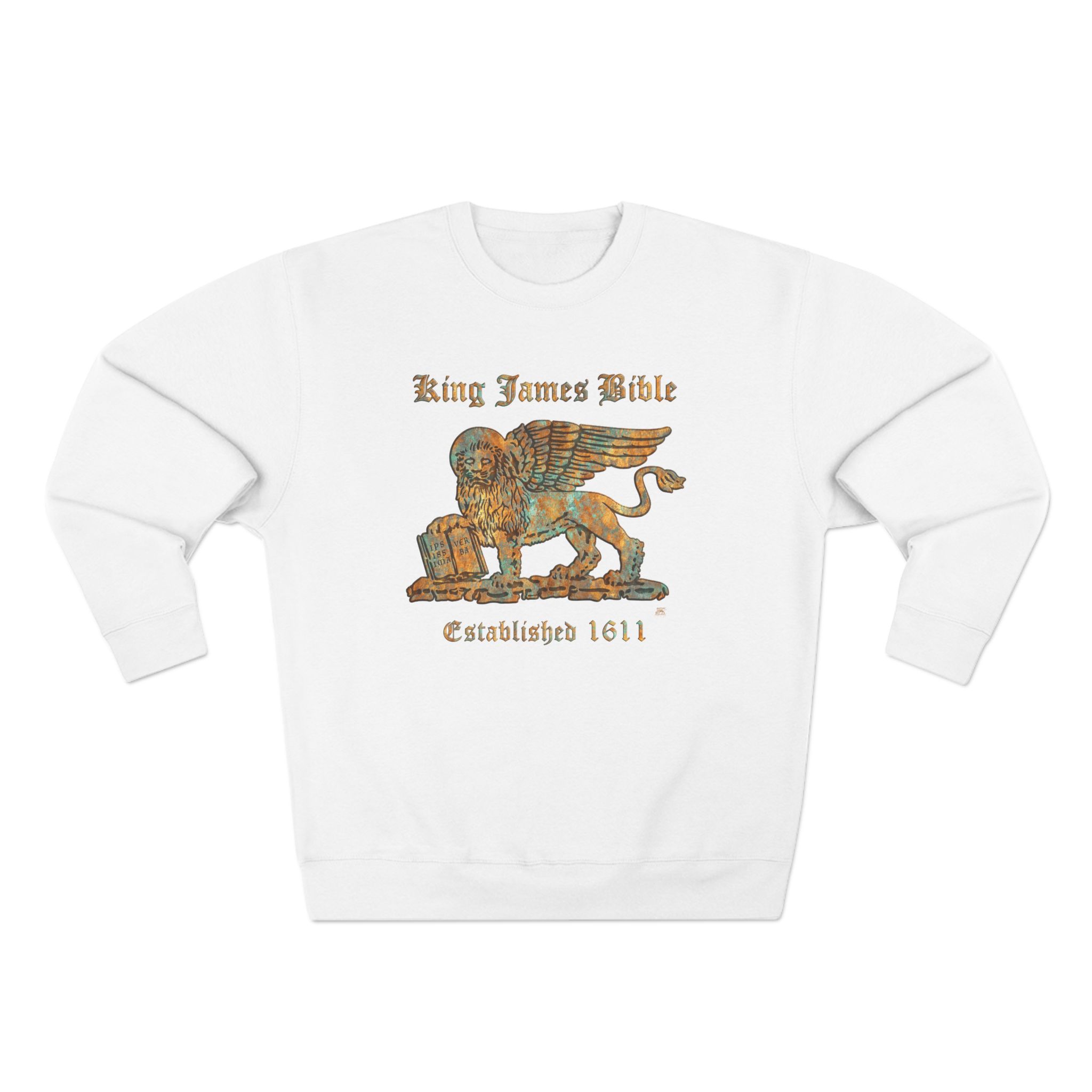 KJV Gold Lion Logo : Sweatshirt 16 KJV Gold Lion Logo : Sweatshirt - Image 16