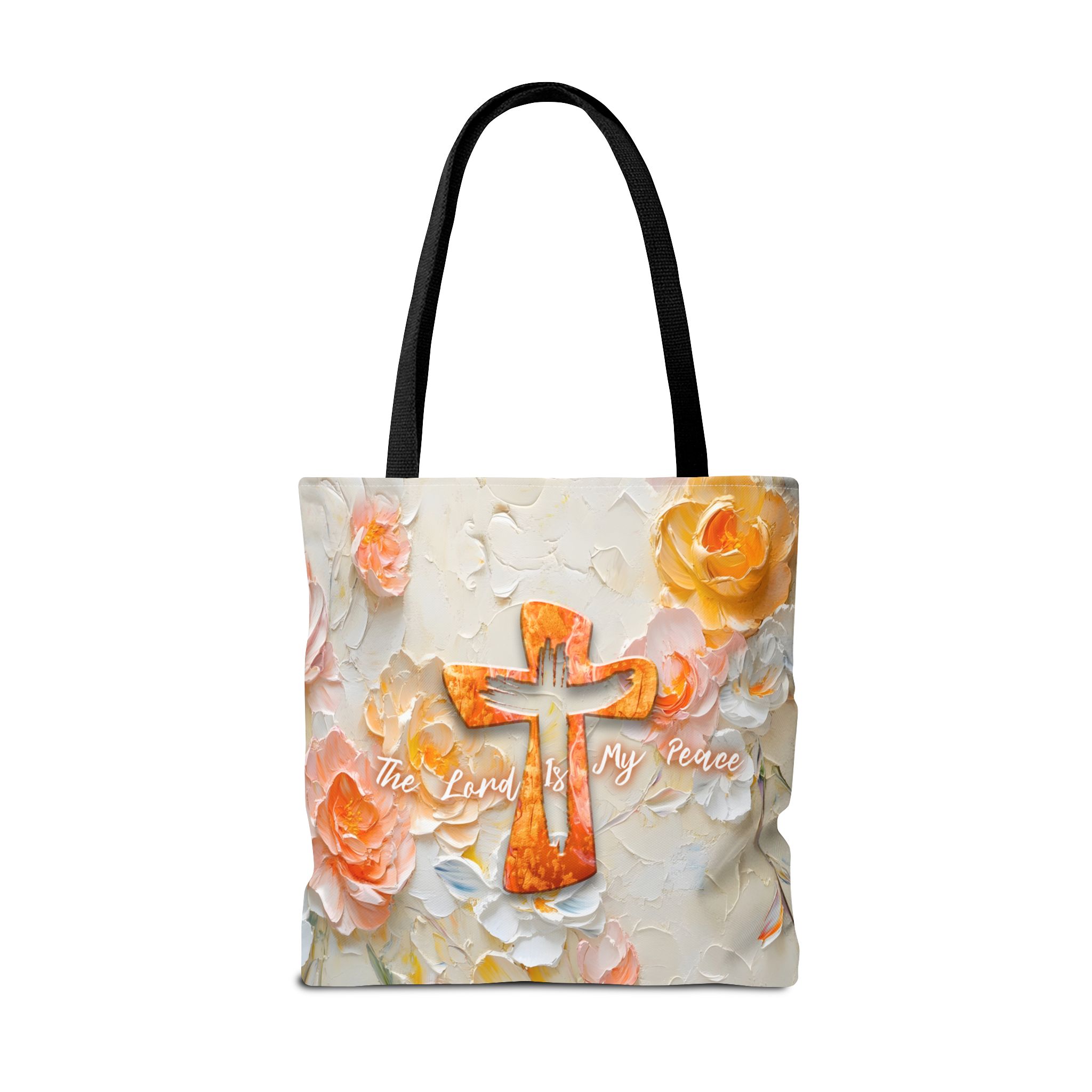 The Lord is My Peace Christian Tote Bag - Inspirational Faith Tote Bag Halo House The Lord is My Peace Christian Tote Bag - Inspirational Faith Tote Bag - Image 2