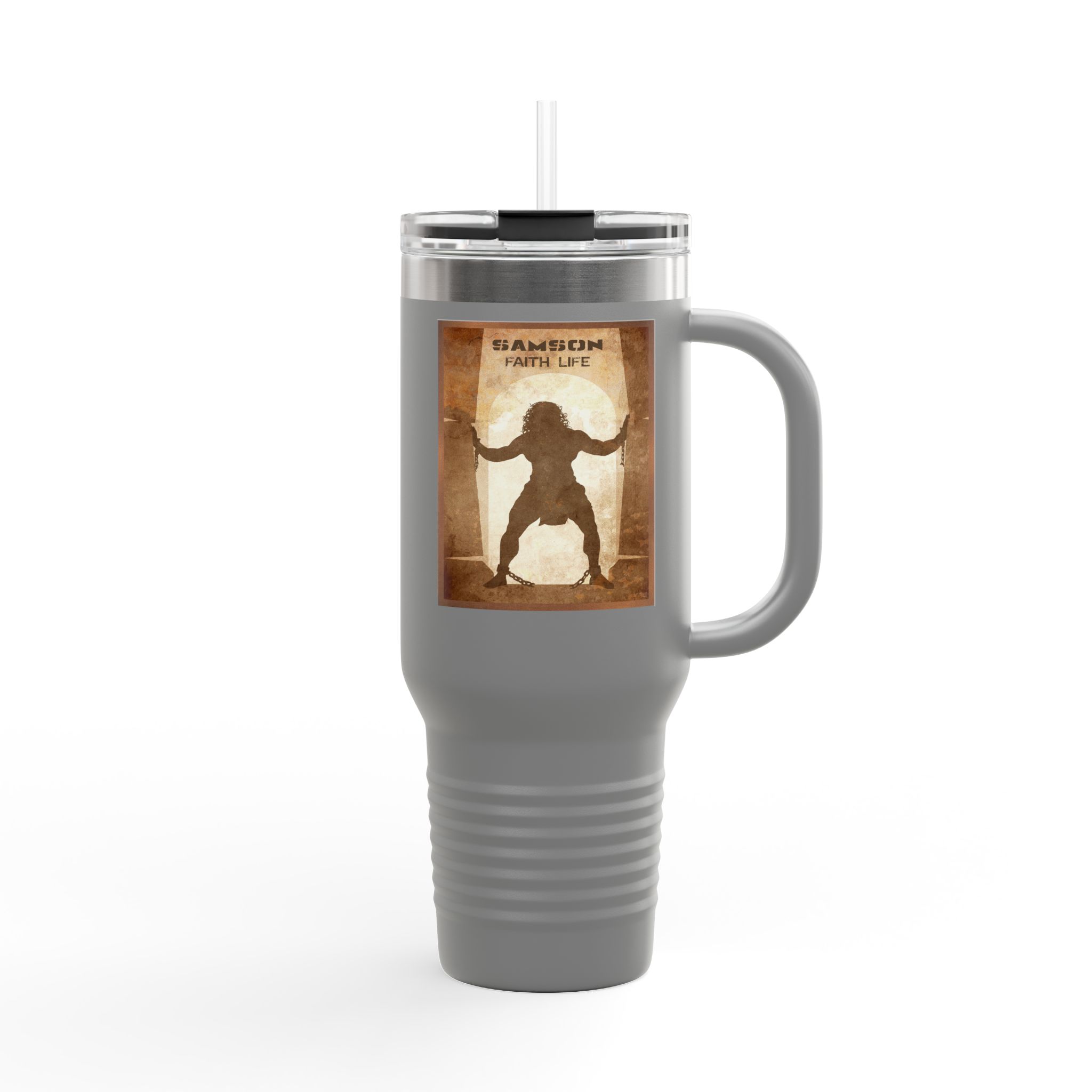 Samson, Faith Life - Christian 40oz Tumbler 17 Samson, Faith Life - Christian 40oz Tumbler - Image 17