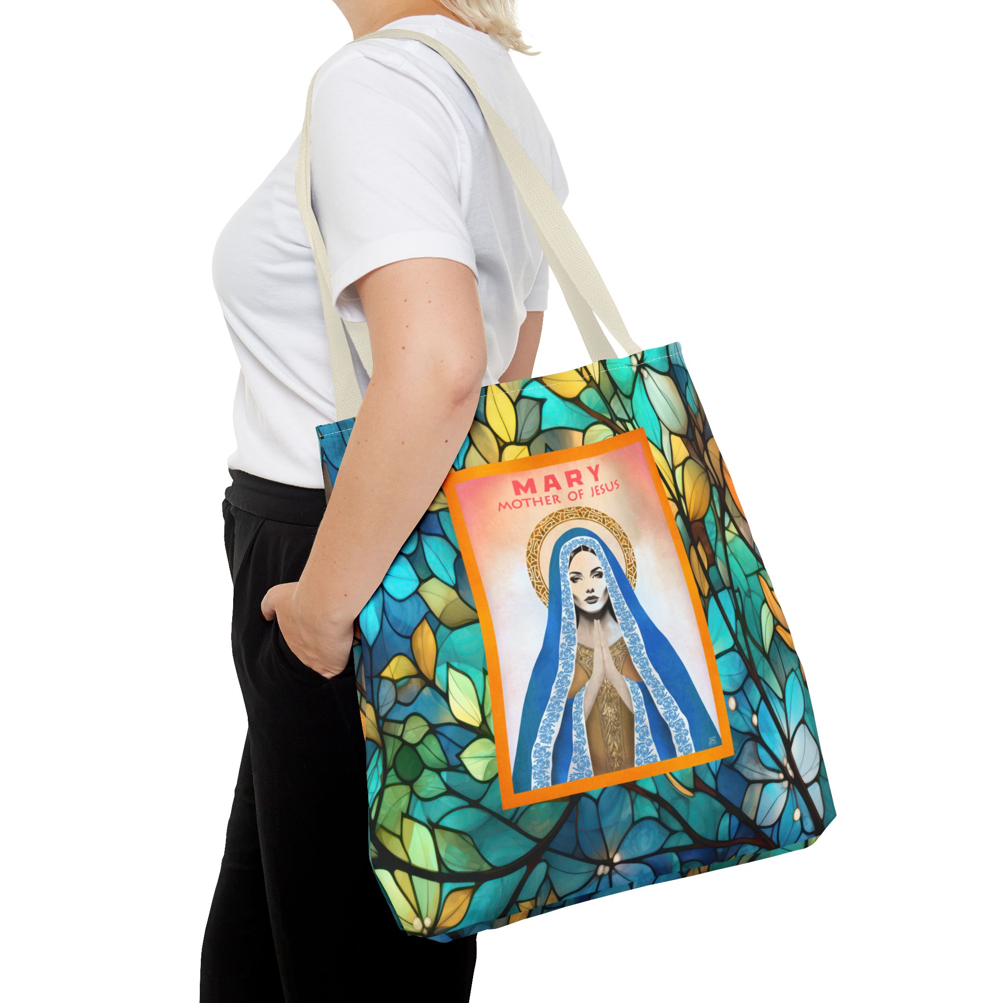 Mary, Mother of Jesus Christian Tote Bag - Inspirational Faith Gift for Women 15 Mary, Mother of Jesus Christian Tote Bag - Inspirational Faith Gift for Women - Image 15