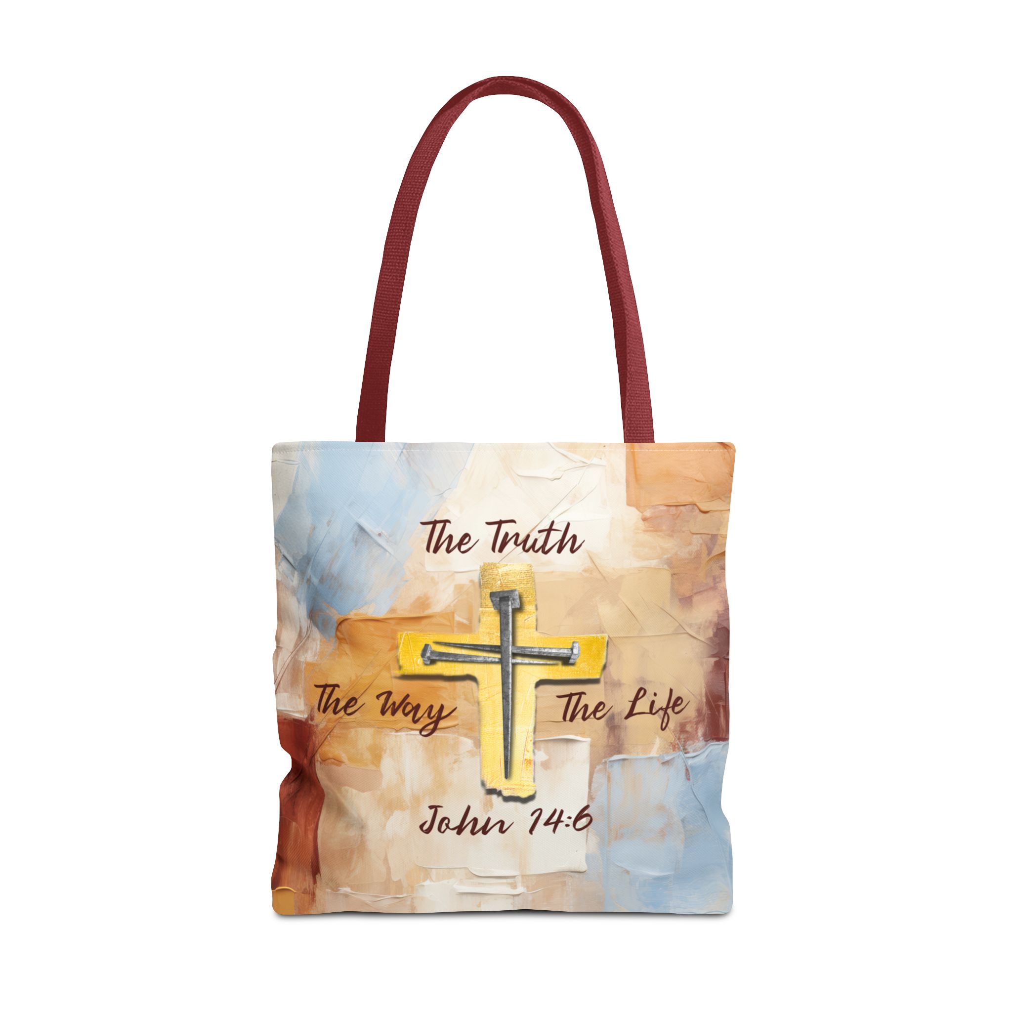 The Truth, The Way, The Life Christian Tote Bag - John 14:6 Inspirational Faith Tote Bag 5 The Truth, The Way, The Life Christian Tote Bag - John 14:6 Inspirational Faith Tote Bag - Image 5