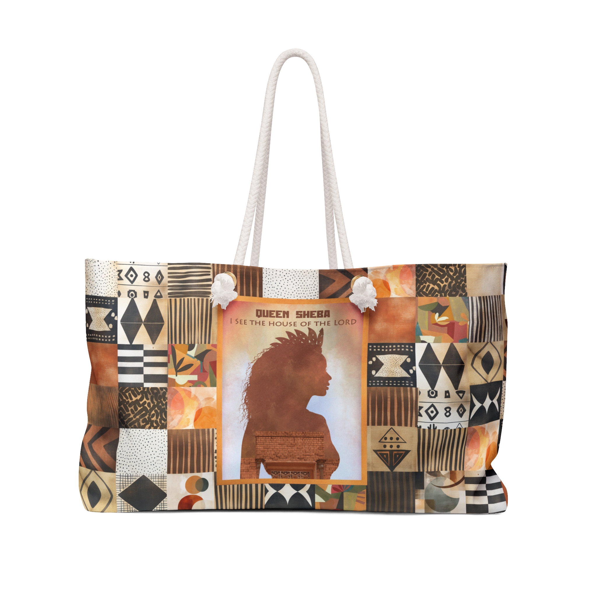Queen Sheba, Wisdom of God - Boston Weekender Tote Bag 1 Queen Sheba, Wisdom of God - Boston Weekender Tote Bag
