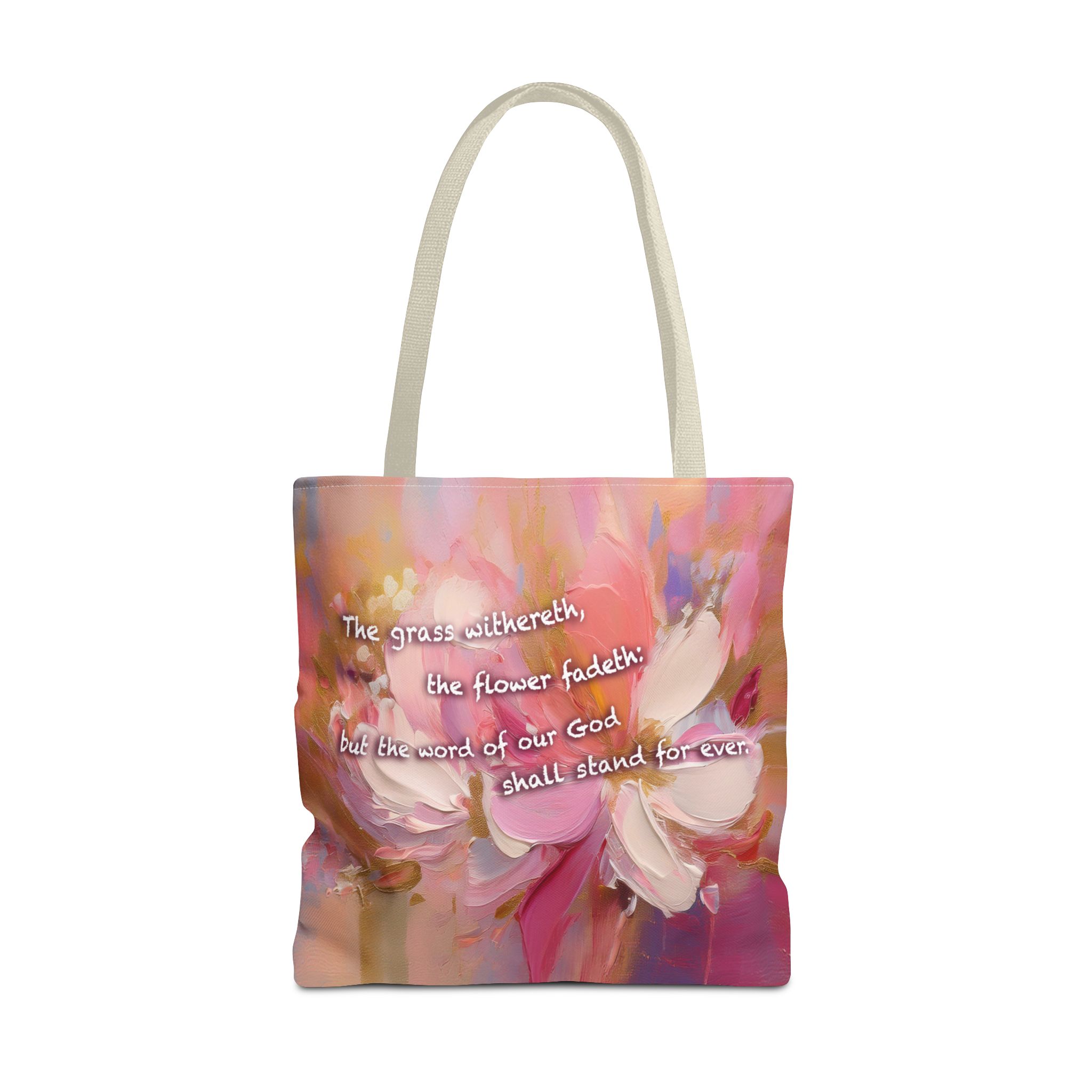 The Word of Our God Shall Stand Forever Christian Tote Bag - Isaiah 40:8 Inspirational Tote 13 The Word of Our God Shall Stand Forever Christian Tote Bag - Isaiah 40:8 Inspirational Tote - Image 13