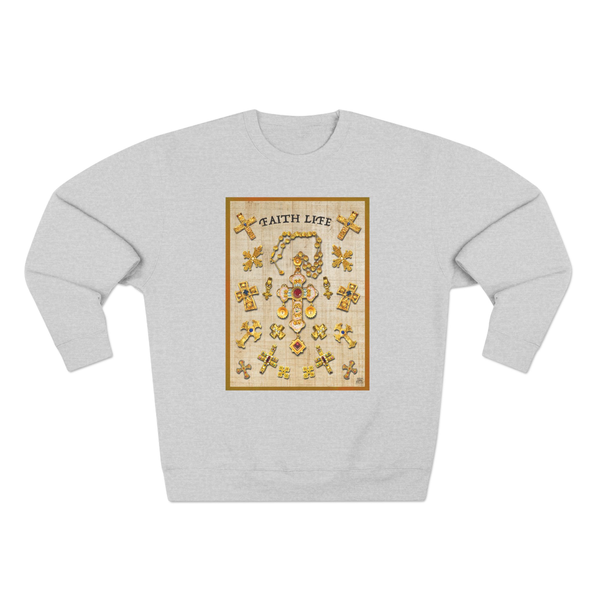 Golden Crosses : Sweatshirt 1 Golden Crosses : Sweatshirt