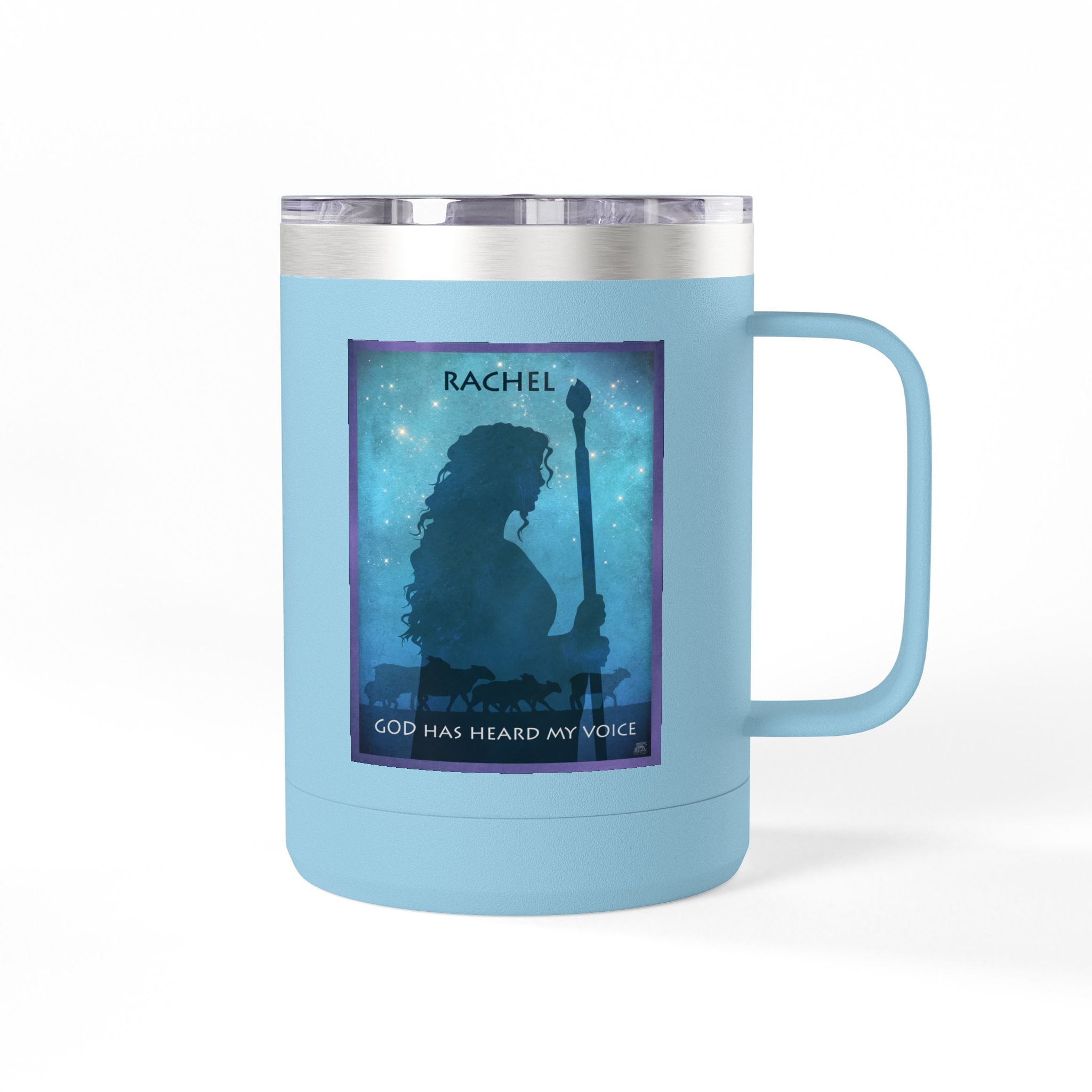 Rachel, Protector of the Flocks Christian Travel Mug - Bible Coffee Mug 15oz 14 Rachel, Protector of the Flocks Christian Travel Mug - Bible Coffee Mug 15oz - Image 14
