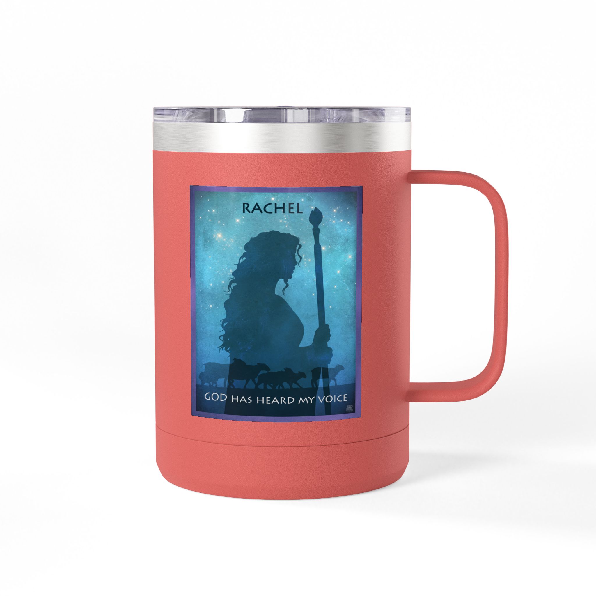 Rachel, Protector of the Flocks Christian Travel Mug - Bible Coffee Mug 15oz 6 Rachel, Protector of the Flocks Christian Travel Mug - Bible Coffee Mug 15oz - Image 6