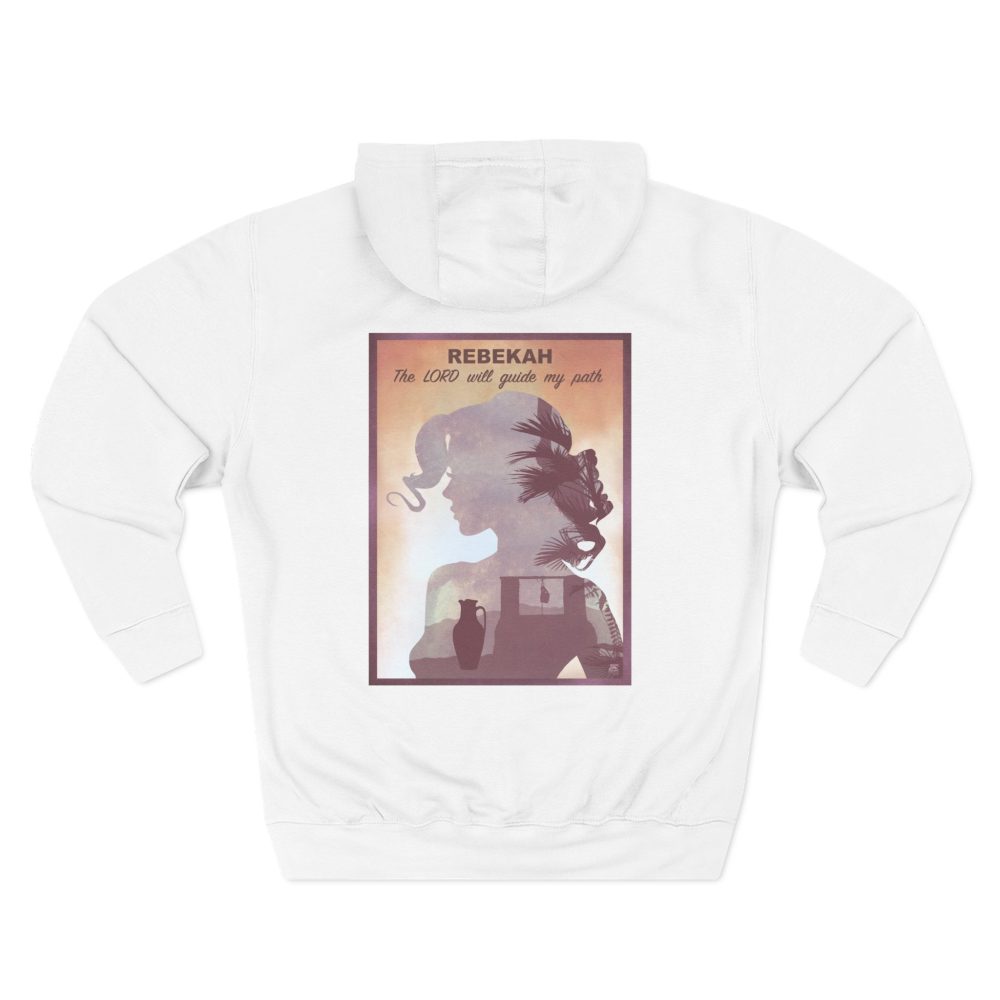 Halo House Christian Rebekah Destiny at the Well Hoodie featuring inspirational biblical faith design