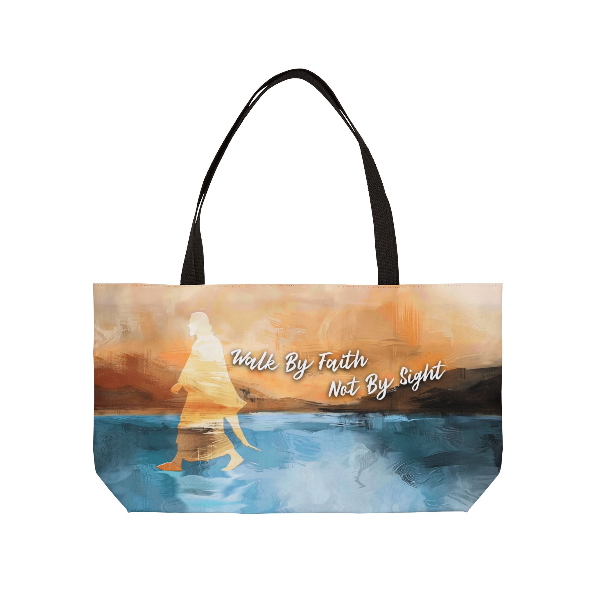 Walk by Faith not by Sight - Vacation Weekender Tote Bag 1 Walk by Faith not by Sight - Vacation Weekender Tote Bag