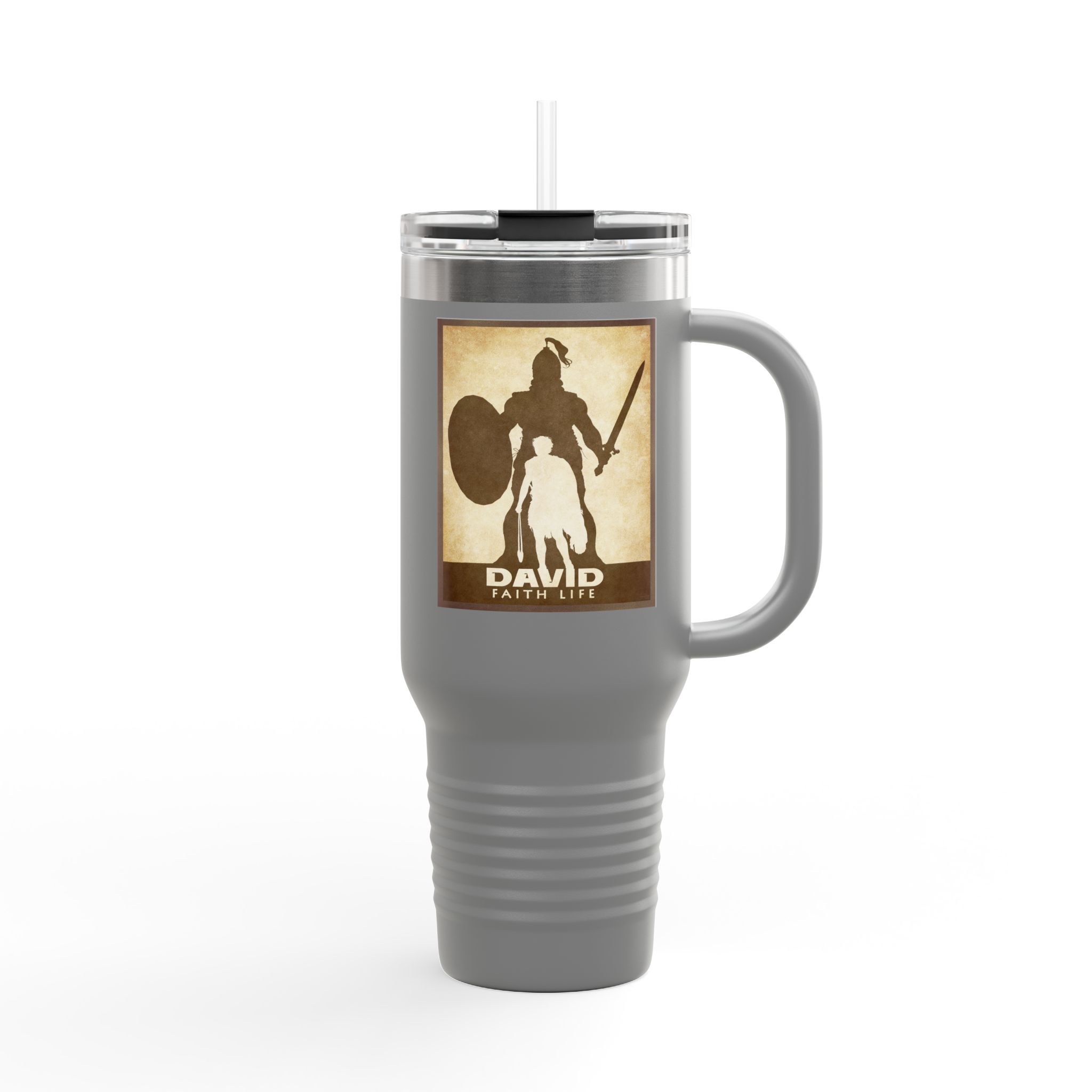David and Goliath, Faith Life - Christian 40oz Tumbler 17 David and Goliath, Faith Life - Christian 40oz Tumbler - Image 17