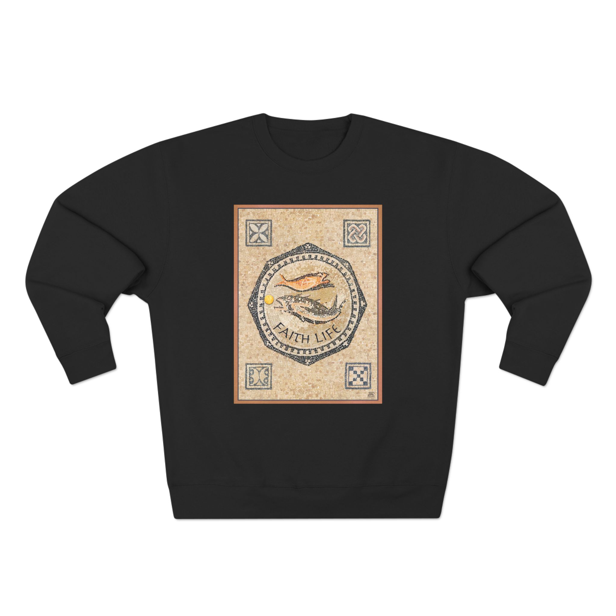 Faith Life, Christian Fish : Sweatshirt 7 Faith Life, Christian Fish : Sweatshirt - Image 7