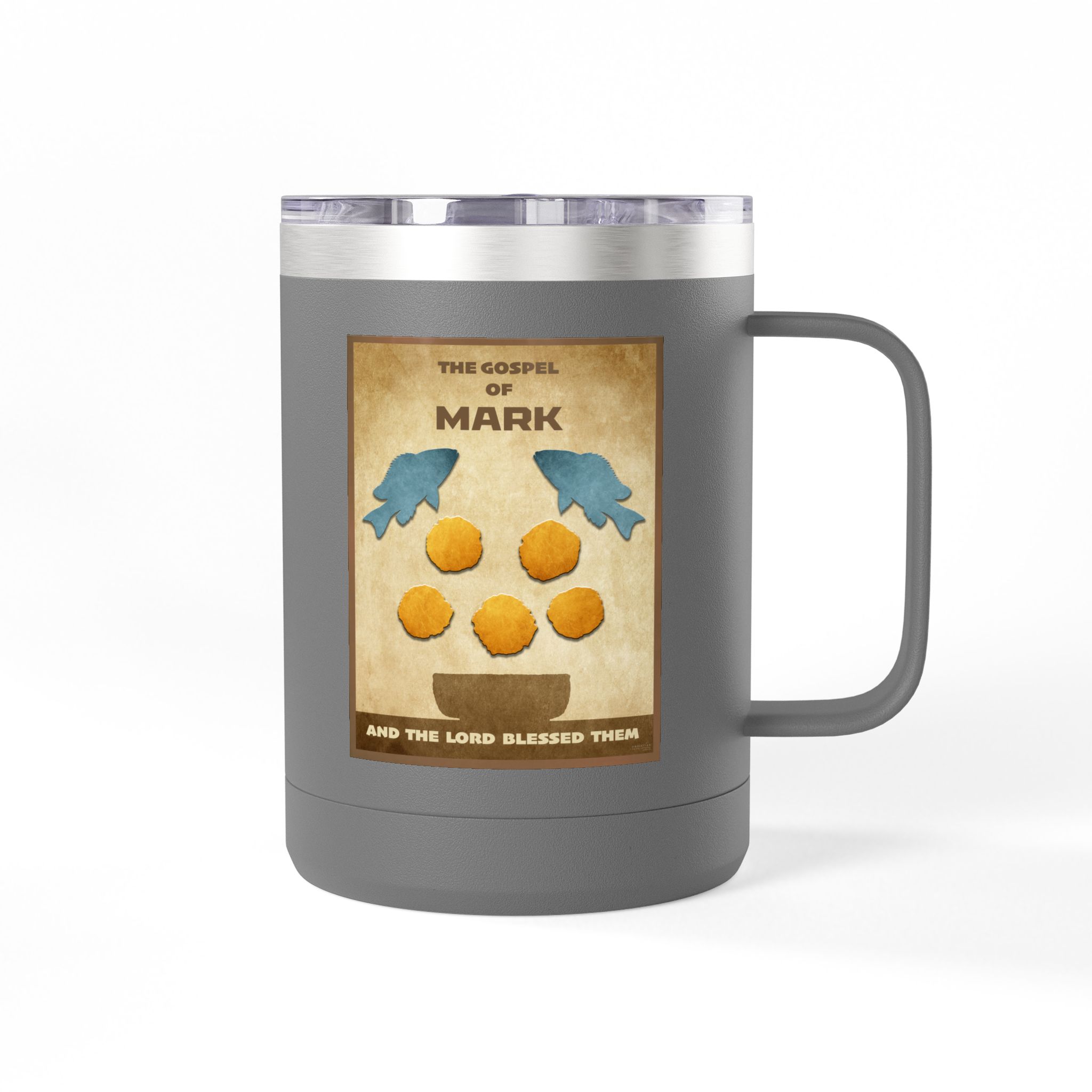 Gospel of Mark Christian Travel Mug - Bible Coffee Mug 15oz 18 Gospel of Mark Christian Travel Mug - Bible Coffee Mug 15oz - Image 18