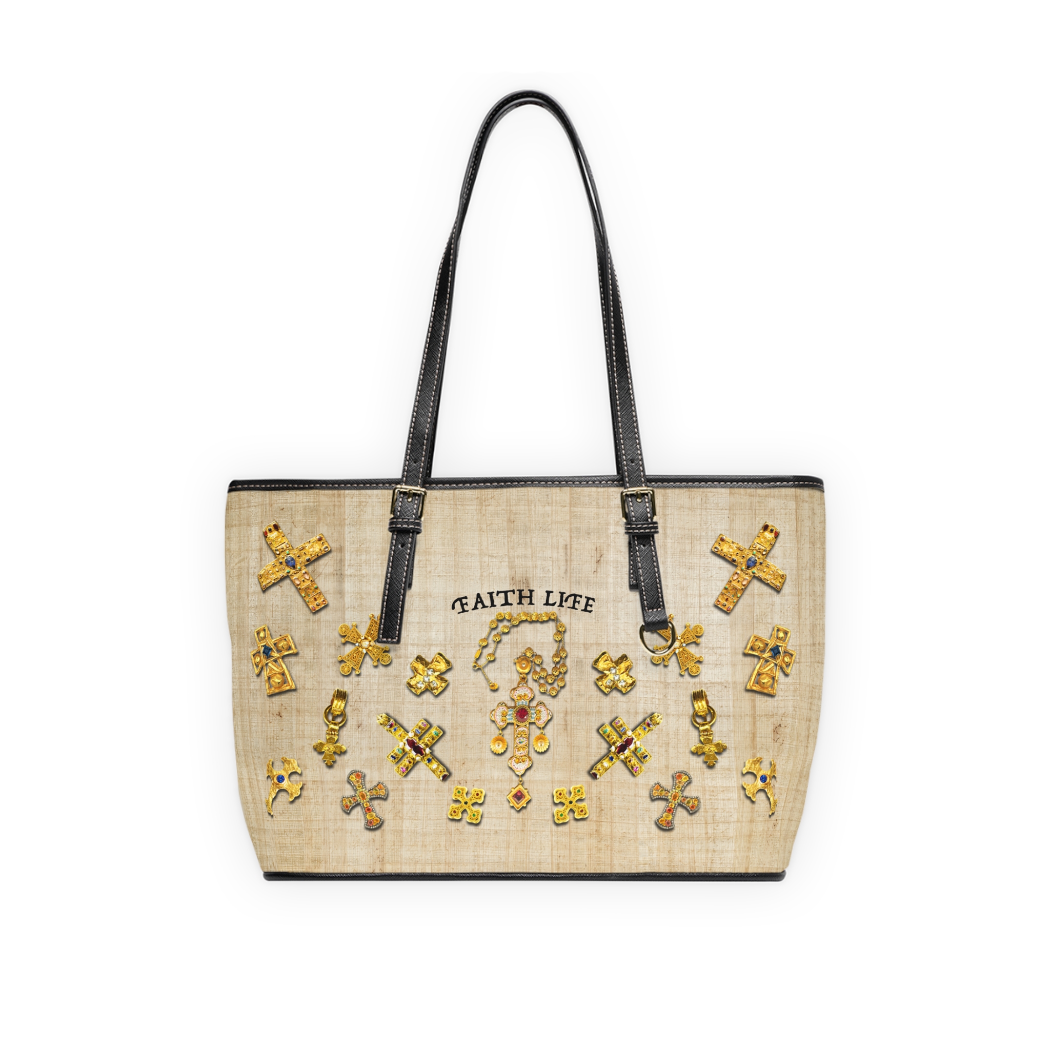 Golden Crosses, Shoulder Bag 1 Golden Crosses, Shoulder Bag