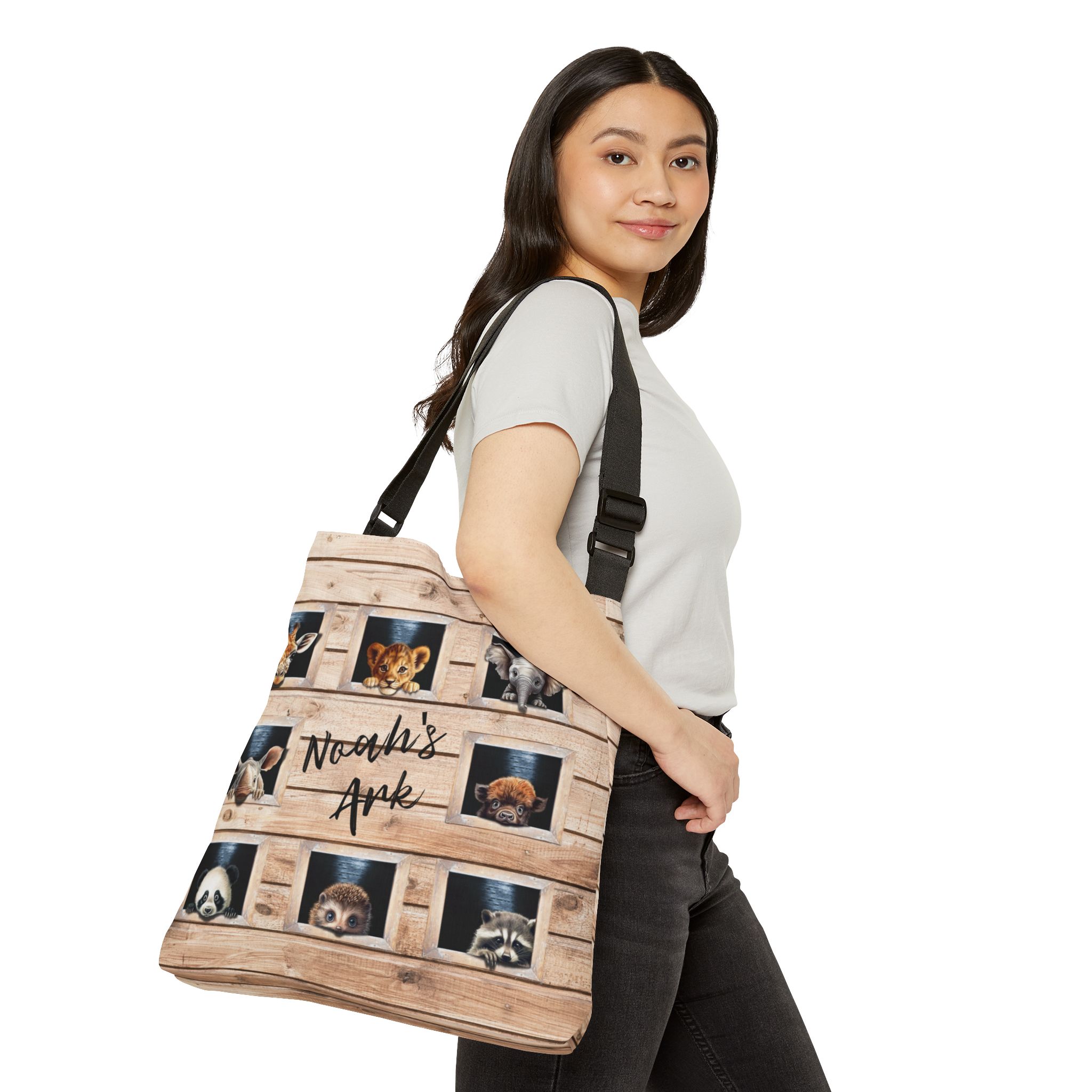 Noah's Ark - Adjustable Tote Bag 4 Noah's Ark - Adjustable Tote Bag - Image 4