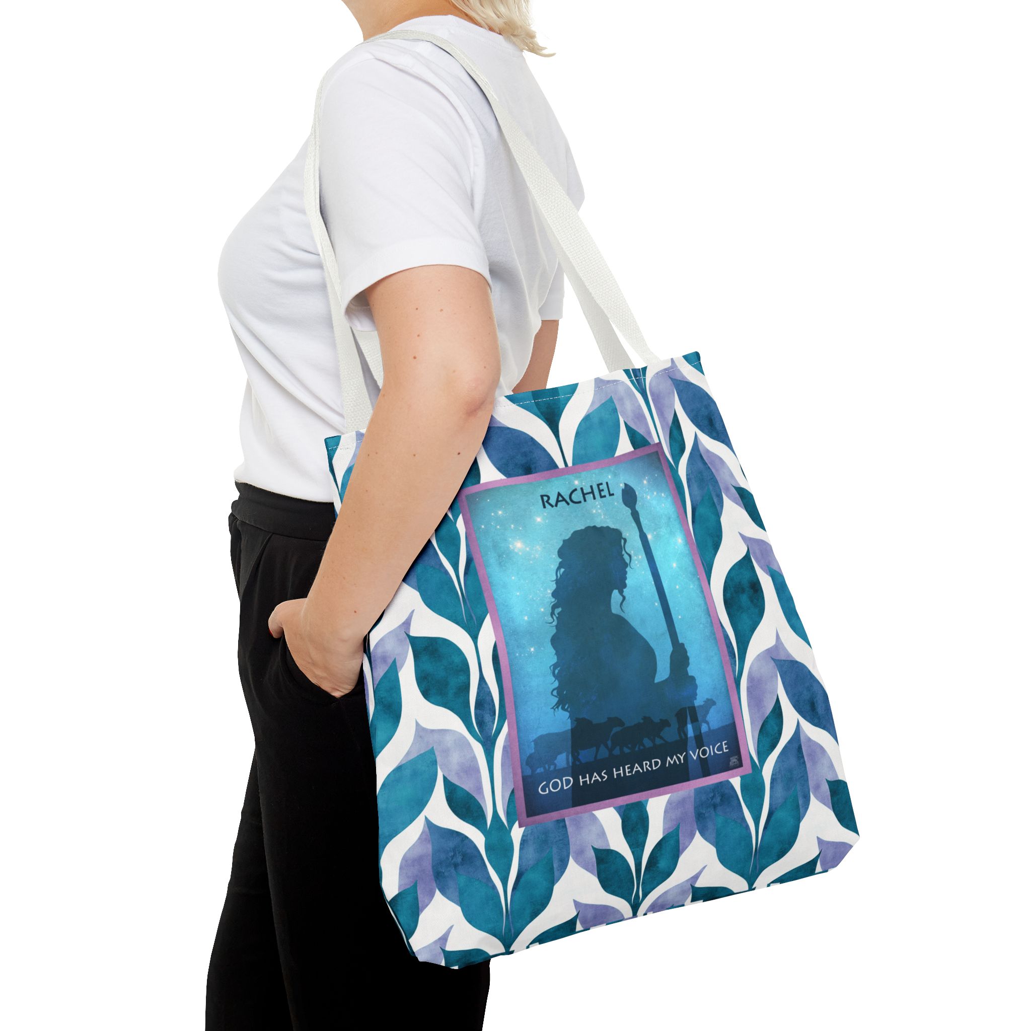 Rachel, Protector of the Flocks Christian Tote Bag - Inspirational Faith Tote Bag 3 Rachel, Protector of the Flocks Christian Tote Bag - Inspirational Faith Tote Bag - Image 3