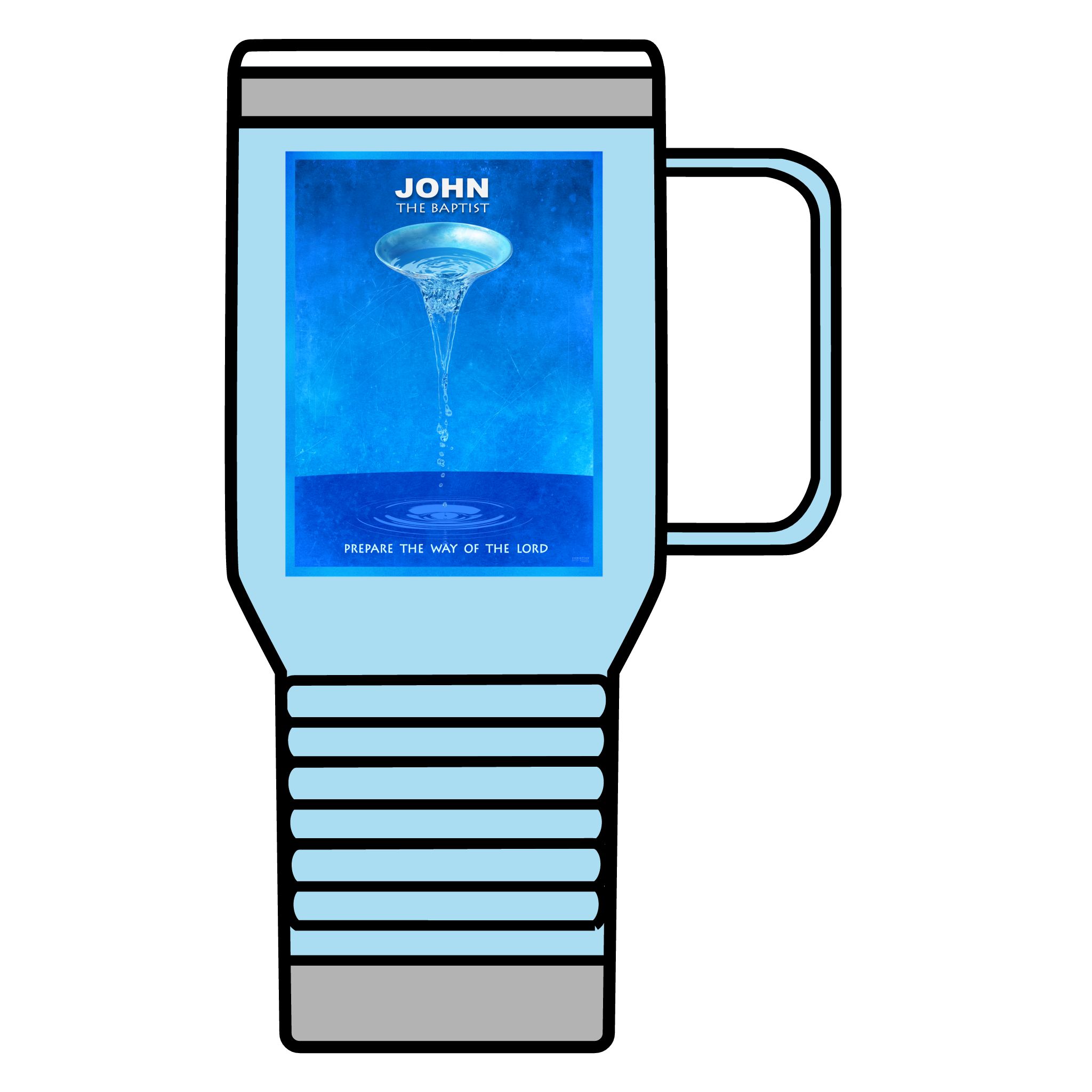 John, The Baptist: Inspirational Insulated Tumbler 20oz 5 John, The Baptist: Inspirational Insulated Tumbler 20oz - Image 5