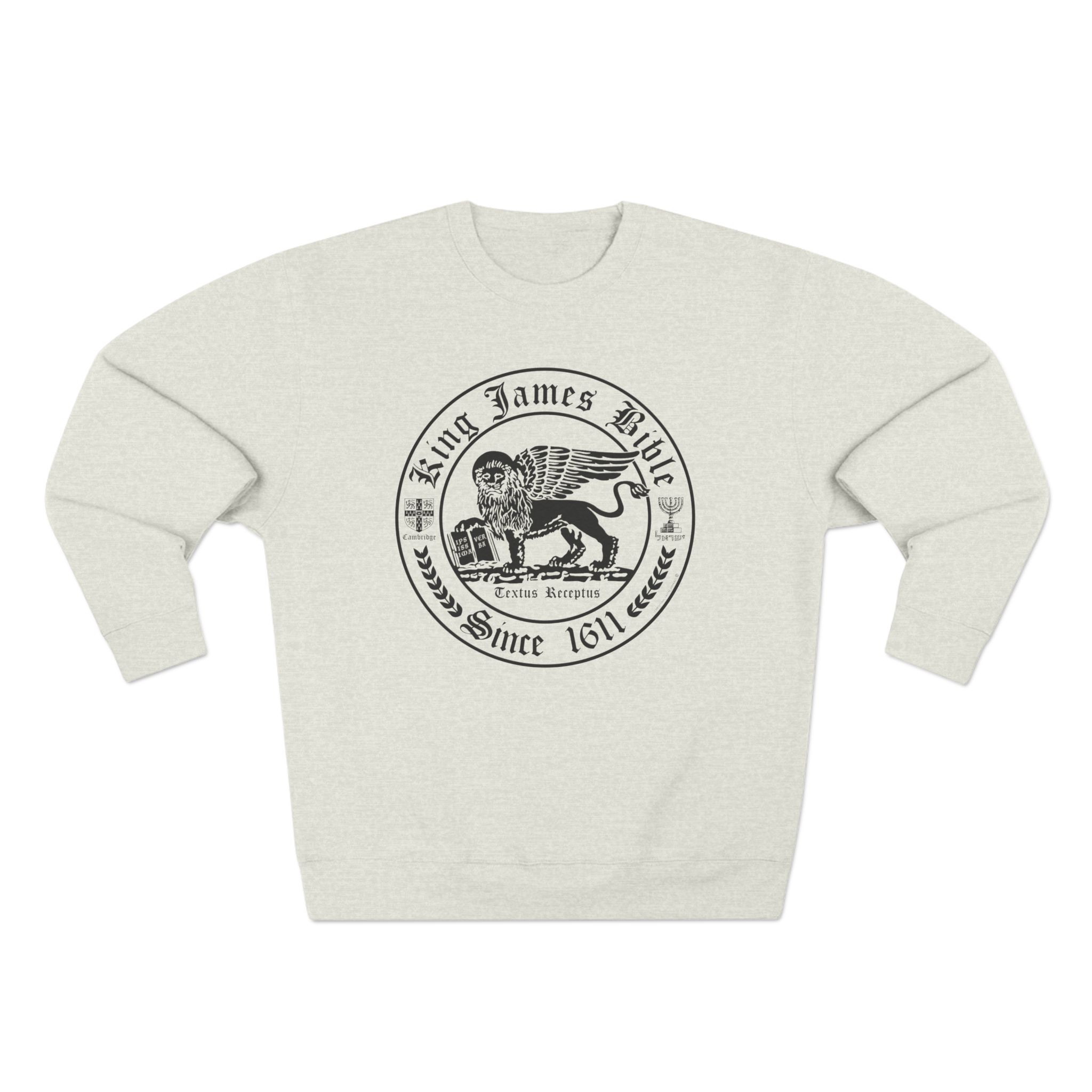 Black KJV Circle Crest Logo : Sweatshirt 4 Black KJV Circle Crest Logo : Sweatshirt - Image 4