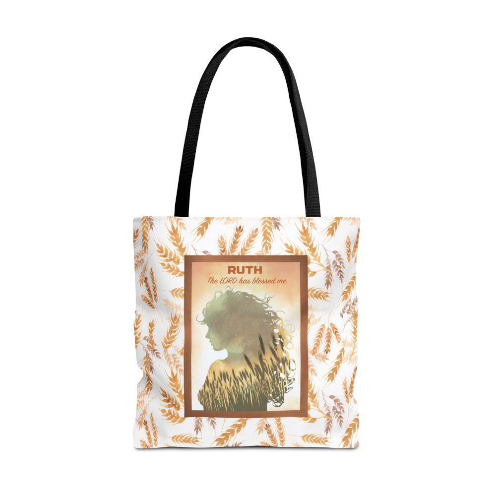 Ruth, The Lord is My Redeemer Christian Tote Bag - Inspirational Faith Tote Bag