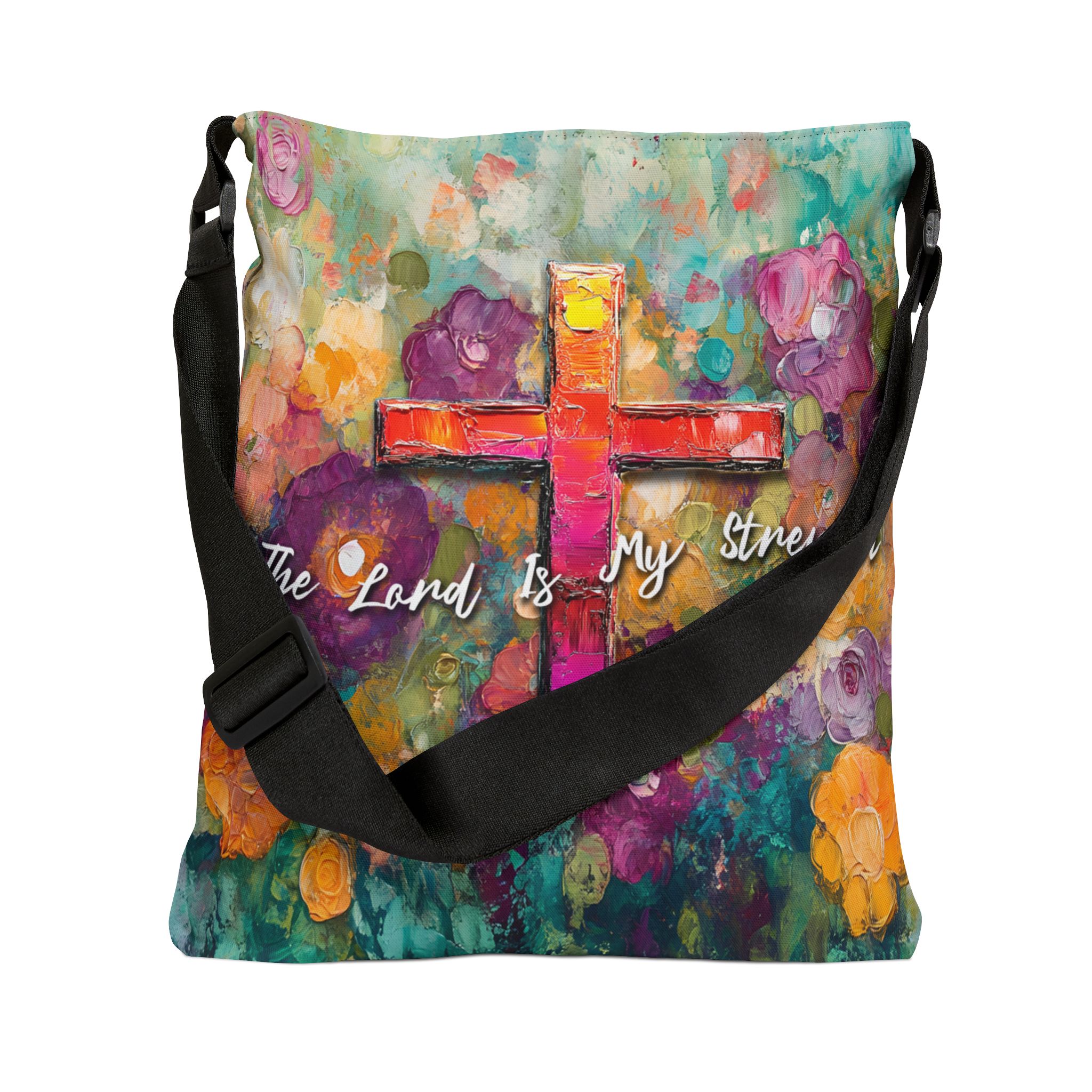 The Lord is My Strength - Adjustable Tote Bag 3 The Lord is My Strength - Adjustable Tote Bag - Image 3