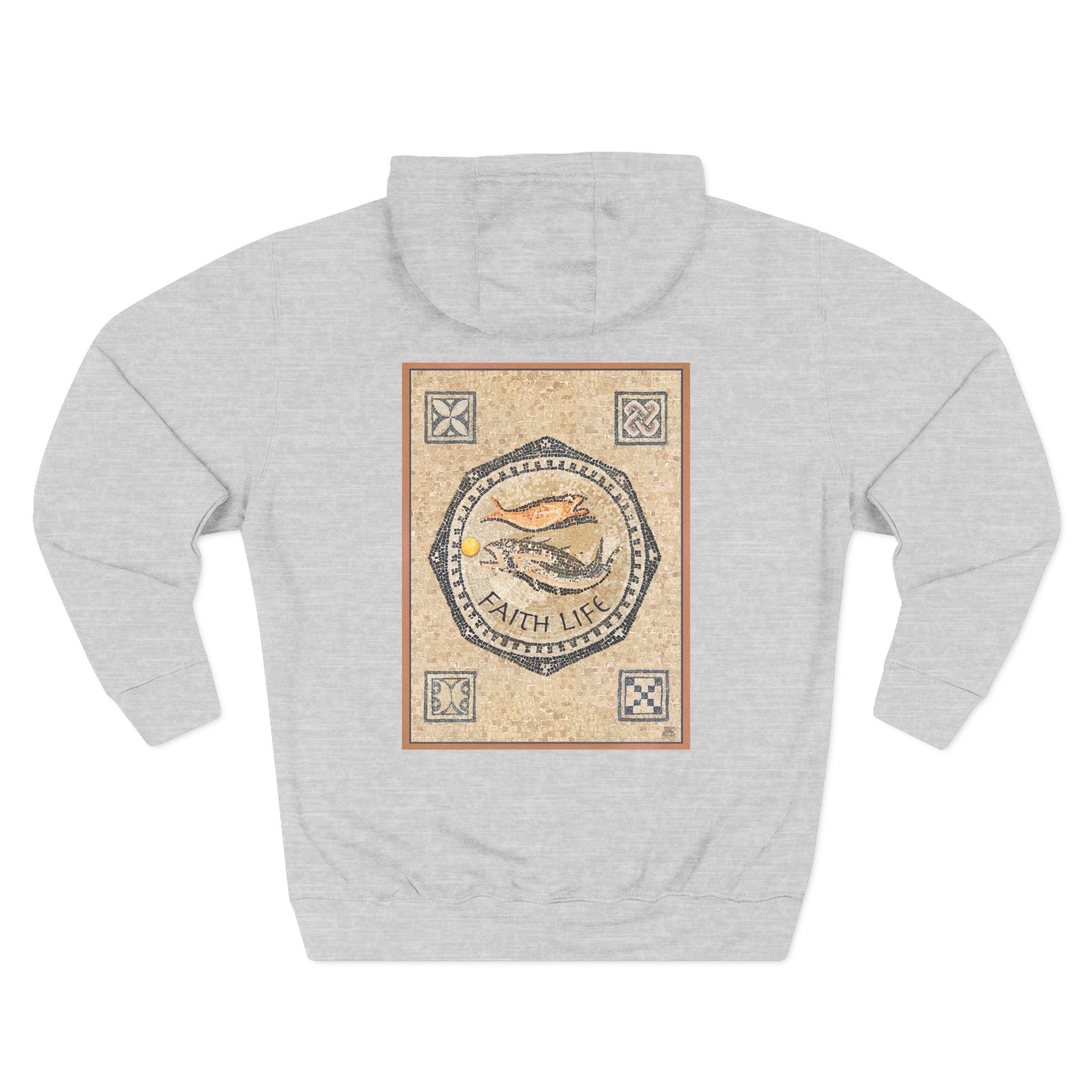Christian Fish Faith Life Hoodie - Faith Based Hoodie Halo House Christian Fish Faith Life Hoodie - Faith Based Hoodie - Image 3