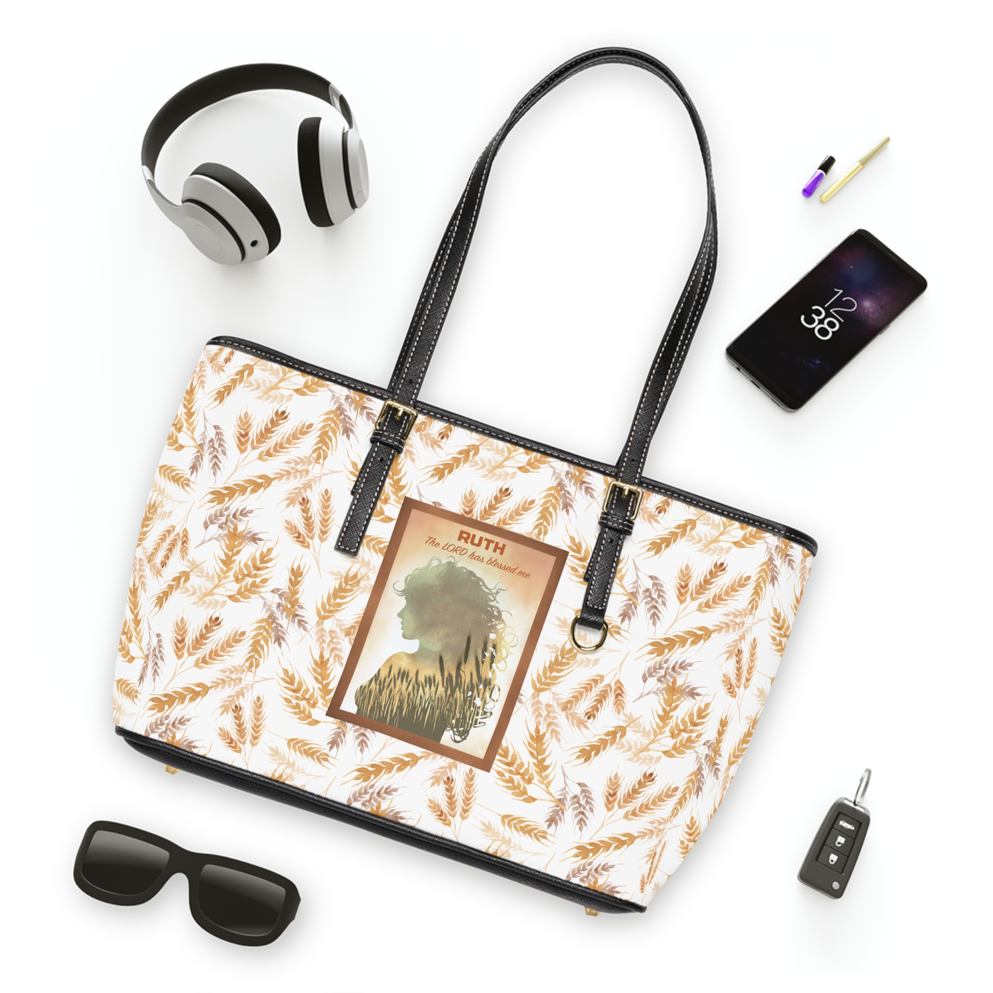 Ruth, the Lord is my Redeemer, Shoulder Bag 3 Ruth, the Lord is my Redeemer, Shoulder Bag - Image 3