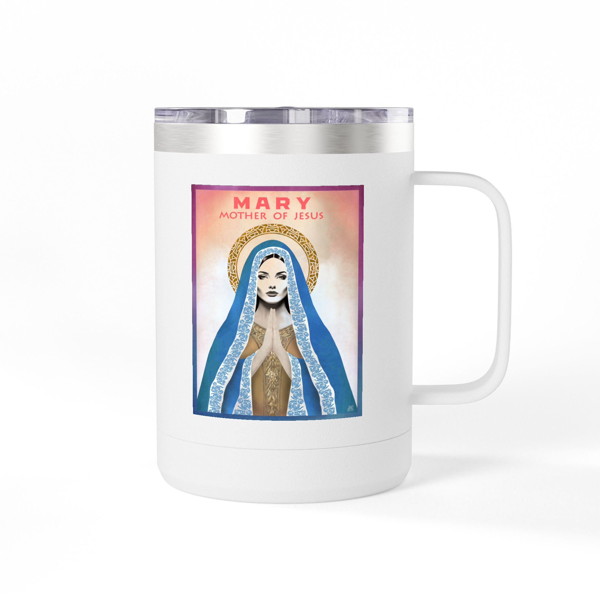 Mary Mother of Jesus: Faith-Inspired Coffee Mug 15oz 1 Mary Mother of Jesus: Faith-Inspired Coffee Mug 15oz