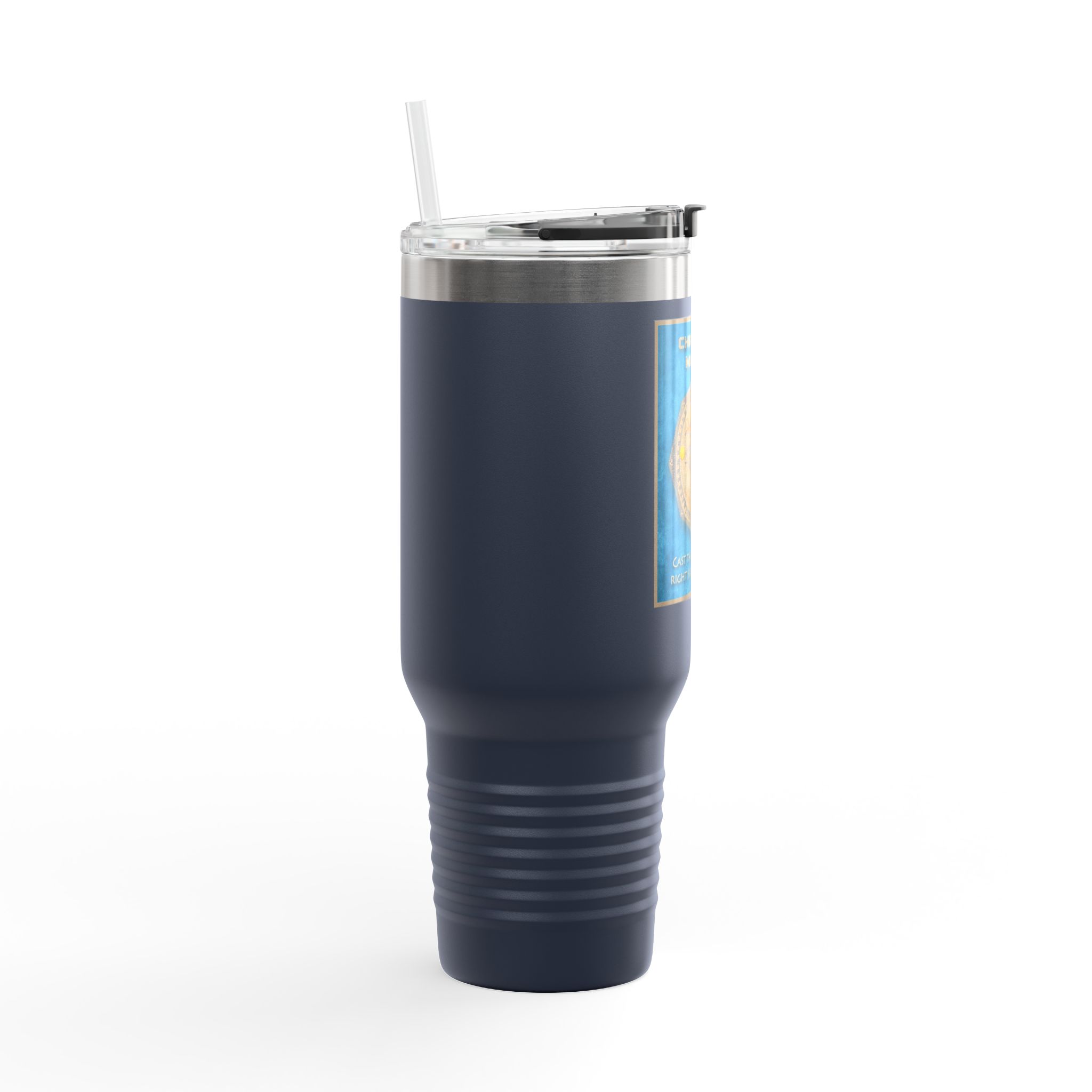 Christian Fish Blue Mosaic Christian Tumbler 40 oz - Bible Inspired Insulated Tumbler 14 Christian Fish Blue Mosaic Christian Tumbler 40 oz - Bible Inspired Insulated Tumbler - Image 14