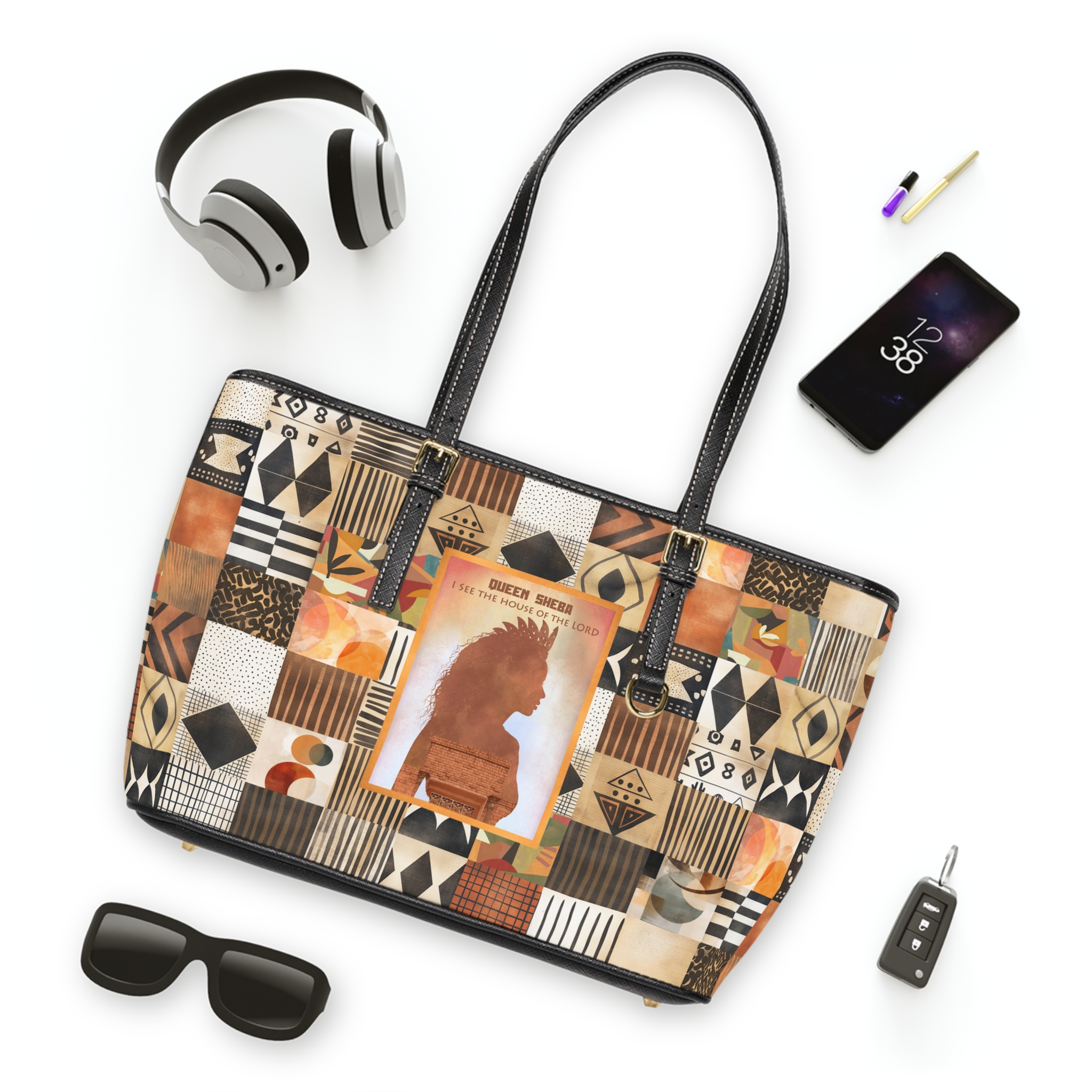 Queen Sheba, I See the House of the Lord, Shoulder Bag 3 Queen Sheba, I See the House of the Lord, Shoulder Bag - Image 3