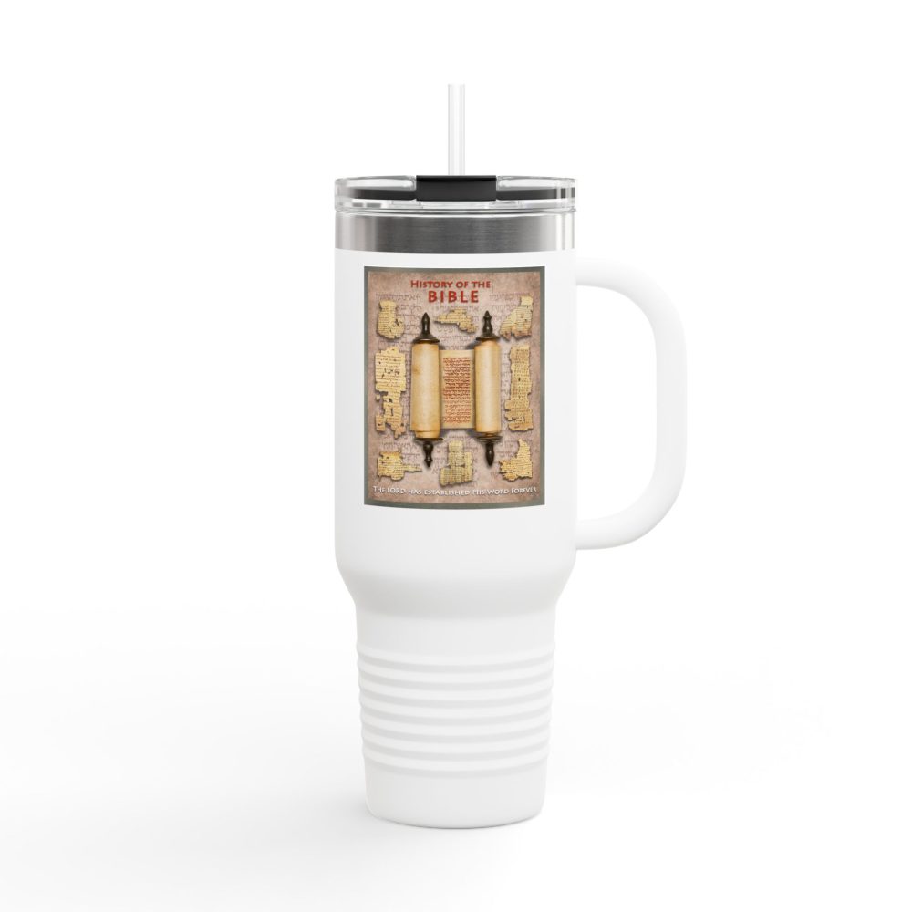 History of the Bible Christian Tumbler 40oz - Bible History Insulated Tumbler