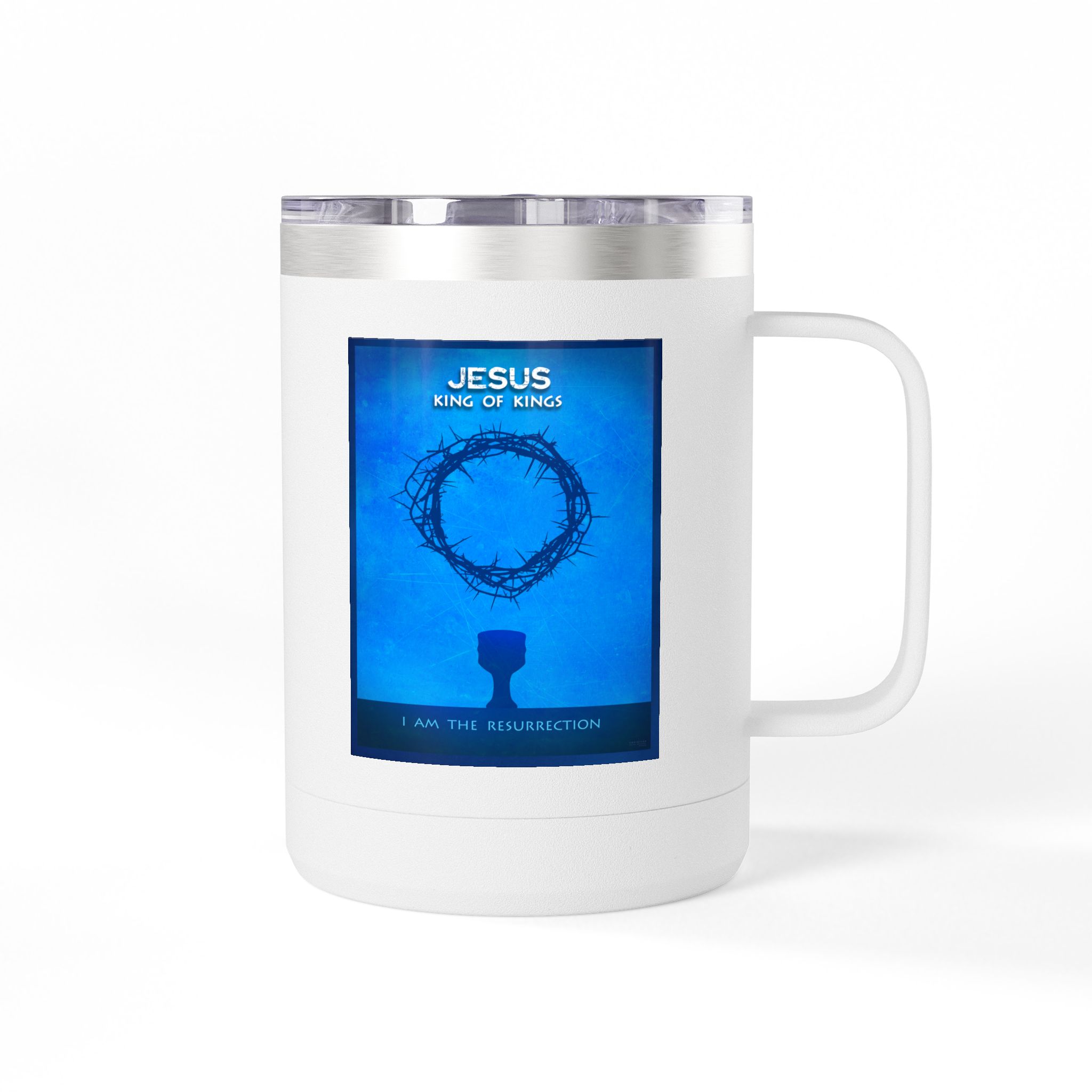 Passion of Christ Christian Travel Mug - Bible Coffee Mug 15oz 1 Passion of Christ Christian Travel Mug - Bible Coffee Mug 15oz