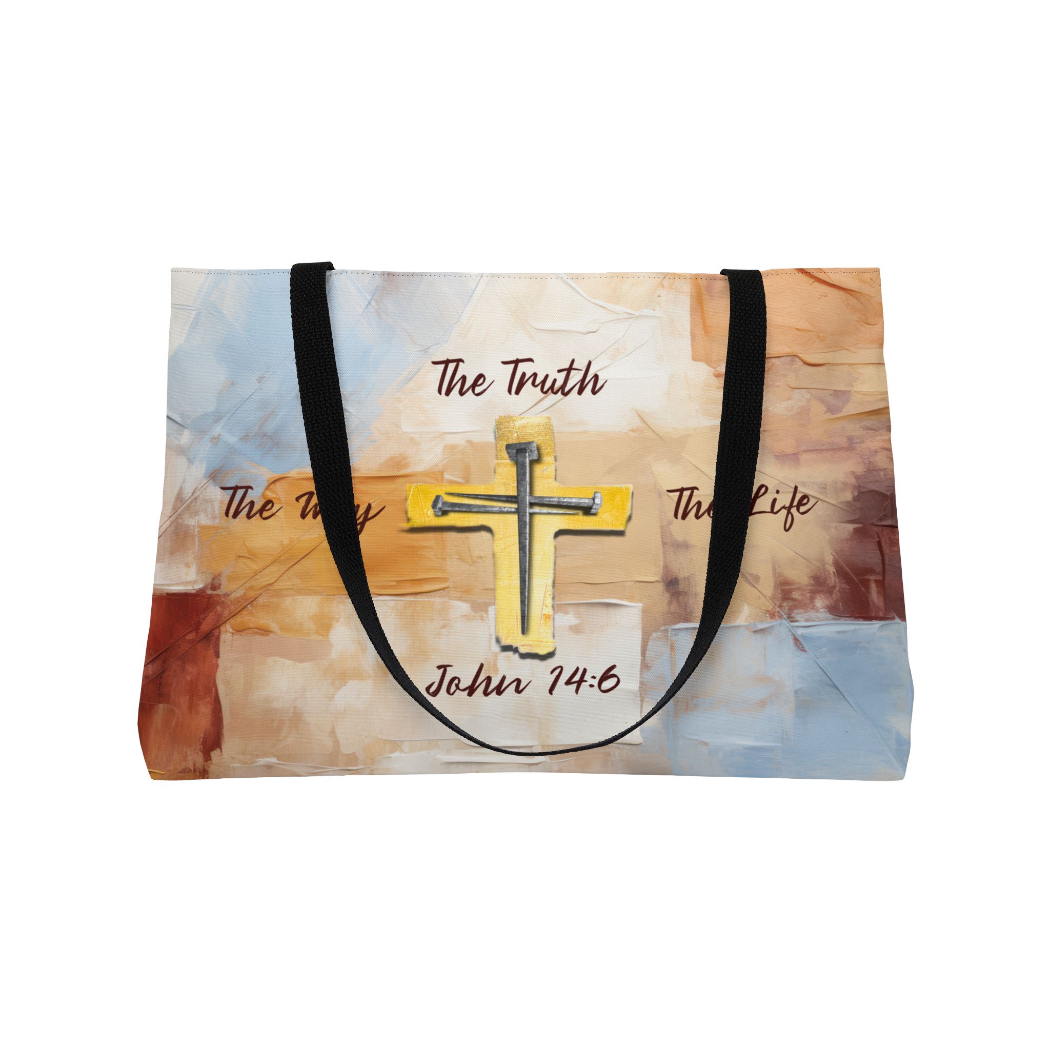 The Way, The Truth, The Life - Vacation Weekender Tote Bag Halo House The Way, The Truth, The Life - Vacation Weekender Tote Bag - Image 4
